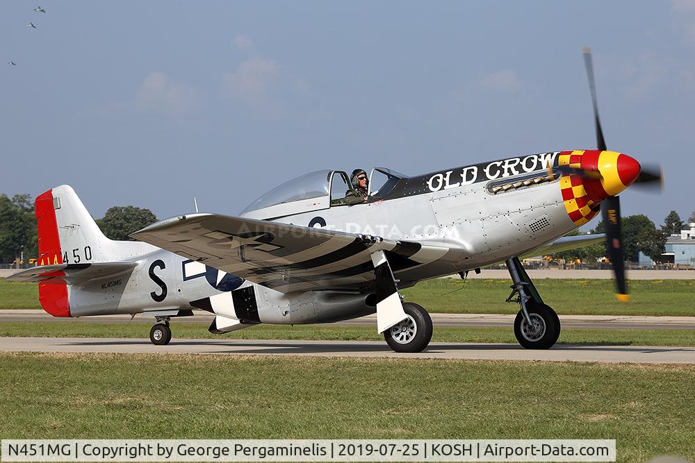 N451MG, 1944 North American P-51D Mustang C/N 44-74774, New 