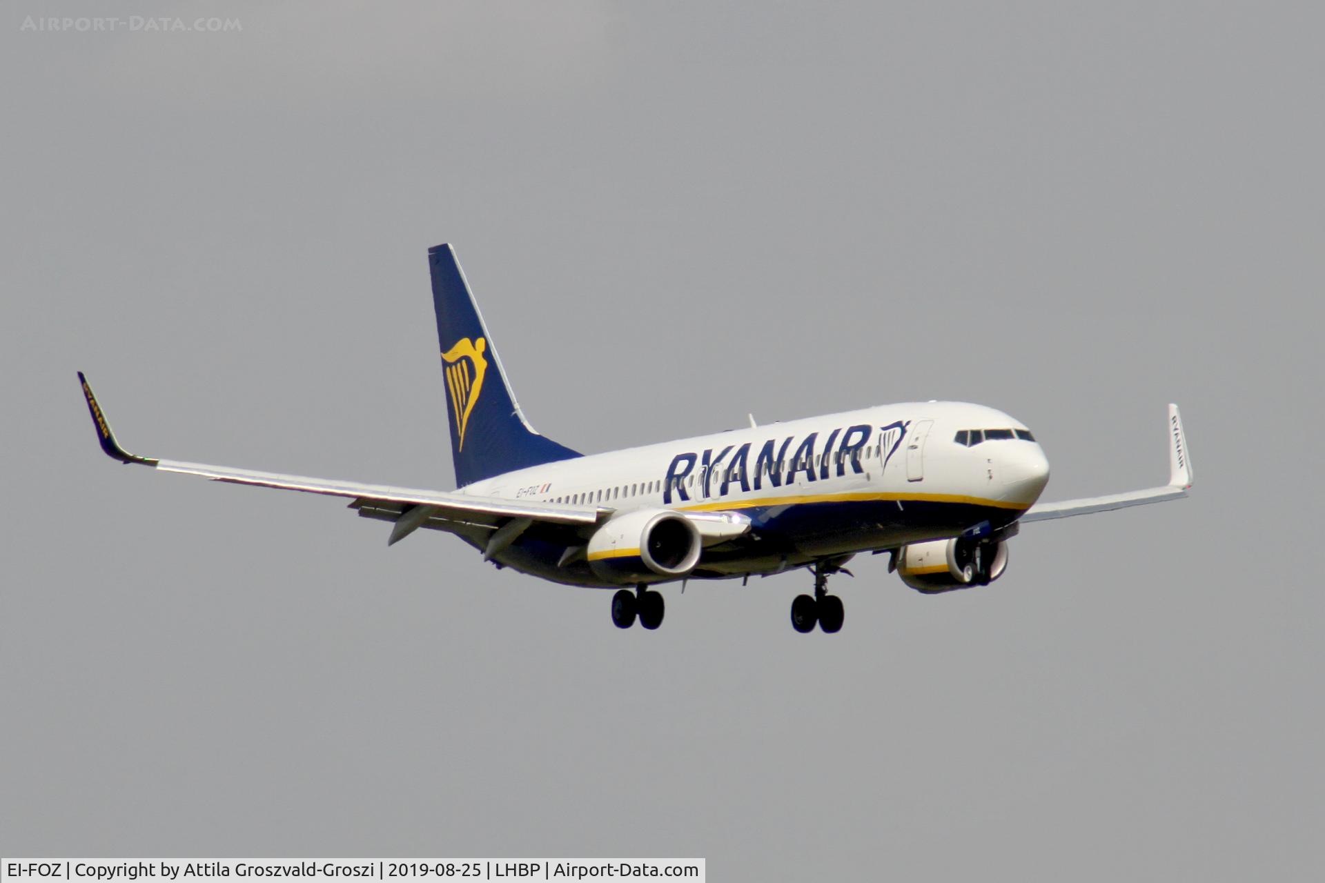 EI-FOZ, 2016 Boeing 737-8AS C/N 44731, LHBP/BUD - Budapest Ferihegy, Liszt Ferenc International Airport, Hungary