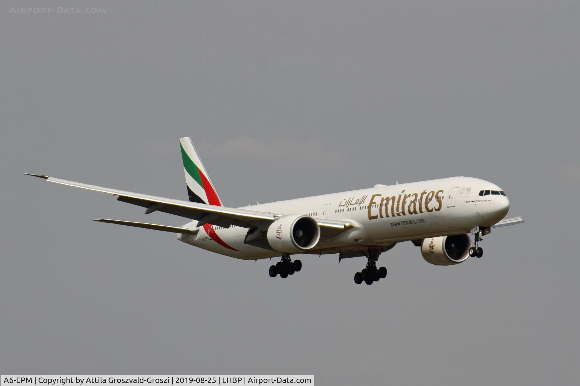 A6-EPM, 2016 Boeing 777-31H/ER C/N 42332, LHBP/BUD - Budapest Ferihegy, Liszt Ferenc International Airport, Hungary