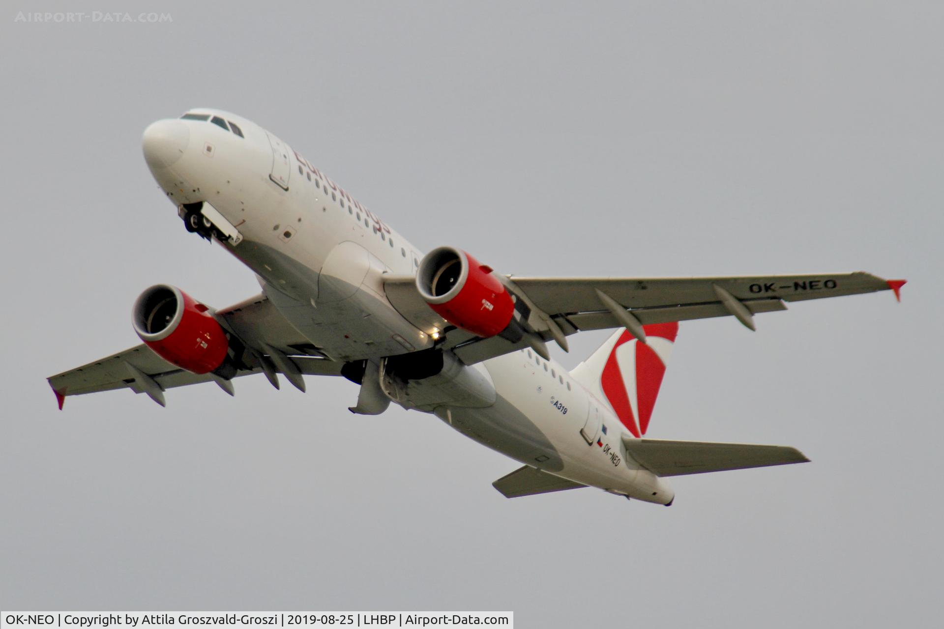OK-NEO, 2008 Airbus A319-112 C/N 3452, LHBP/BUD - Budapest Ferihegy, Liszt Ferenc International Airport, Hungary