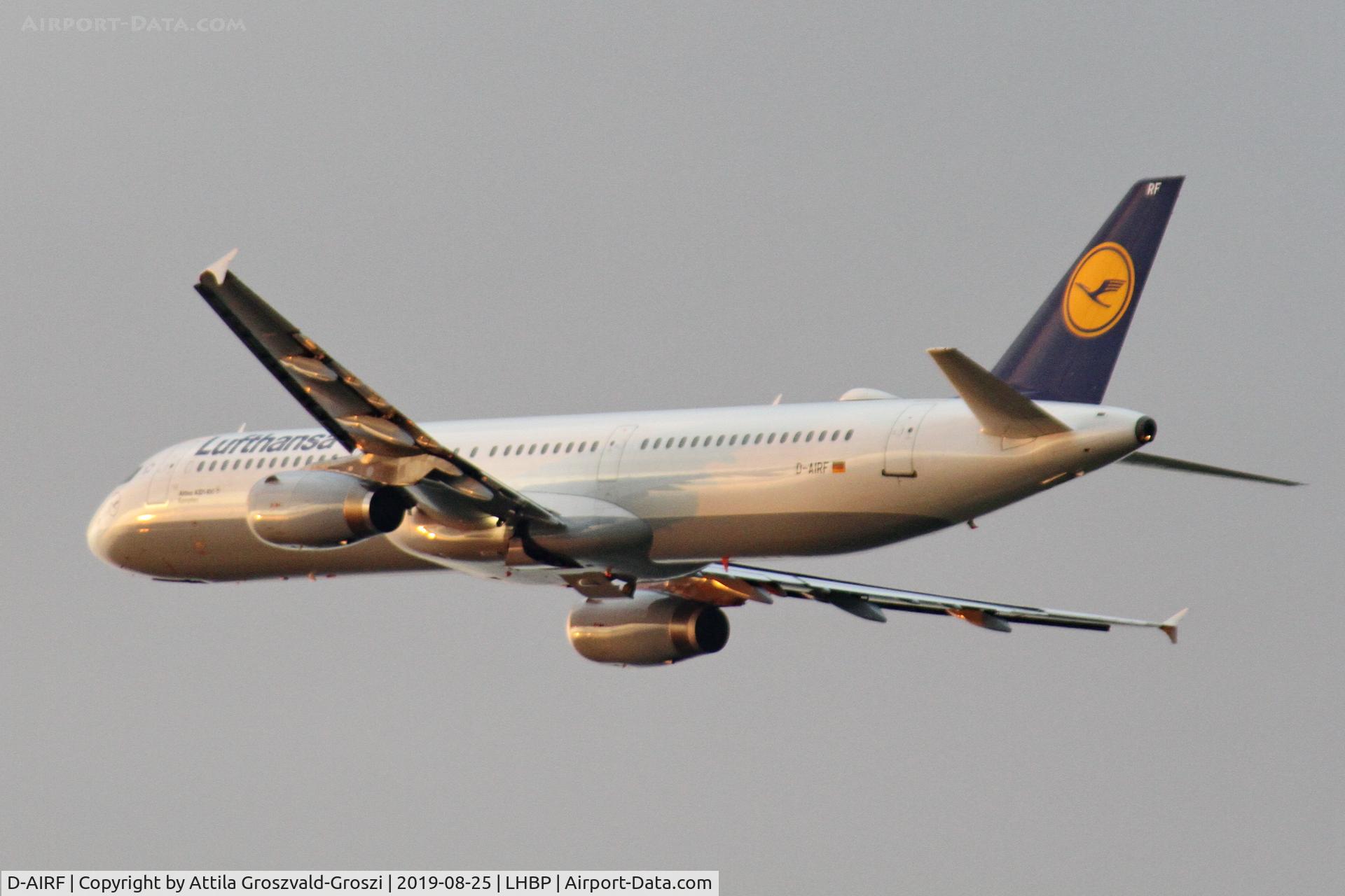 D-AIRF, 1994 Airbus A321-131 C/N 0493, LHBP/BUD - Budapest Ferihegy, Liszt Ferenc International Airport, Hungary