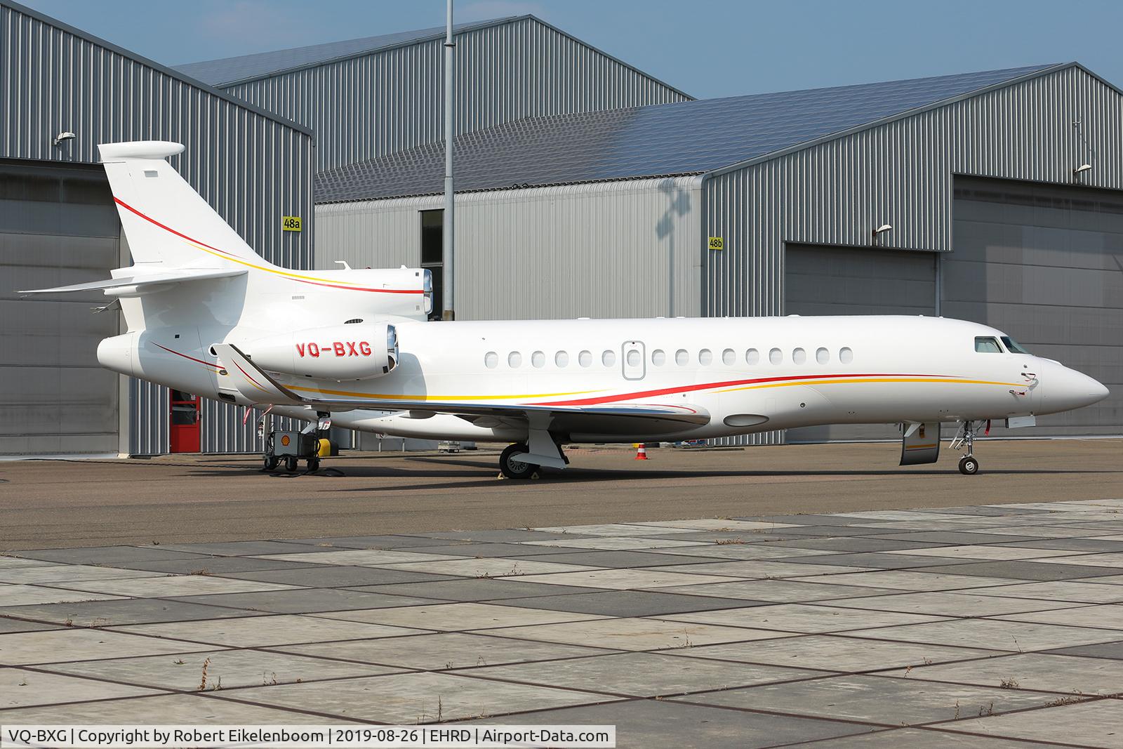 VQ-BXG, 2019 Dassault Falcon 8X C/N 455, Newly delivered to Shell Aviation in August. Former F-WZZS