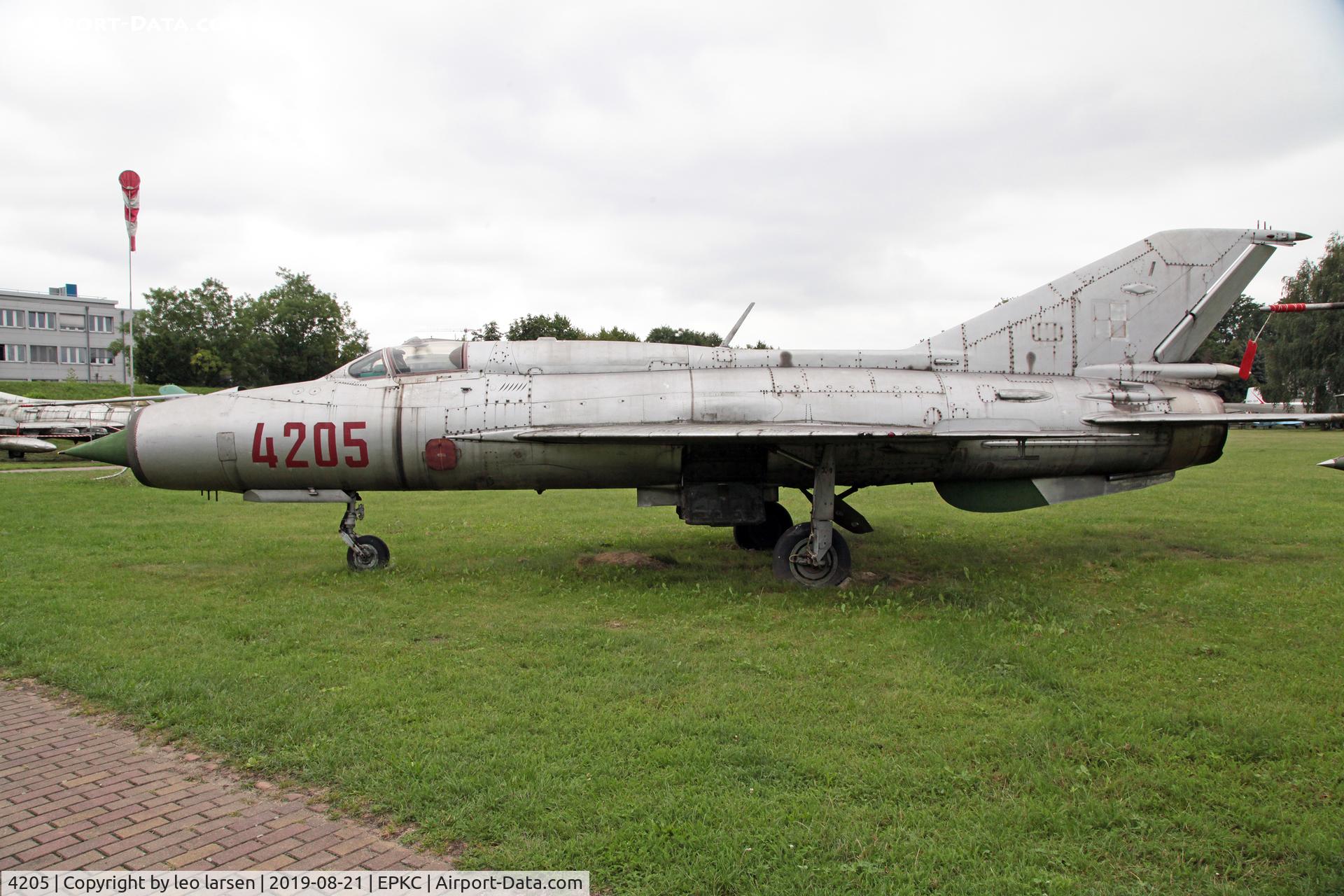 4205, Mikoyan-Gurevich MiG-21PFM C/N 94A4205, Polish Aviation Museum Krakow 21.8.2019