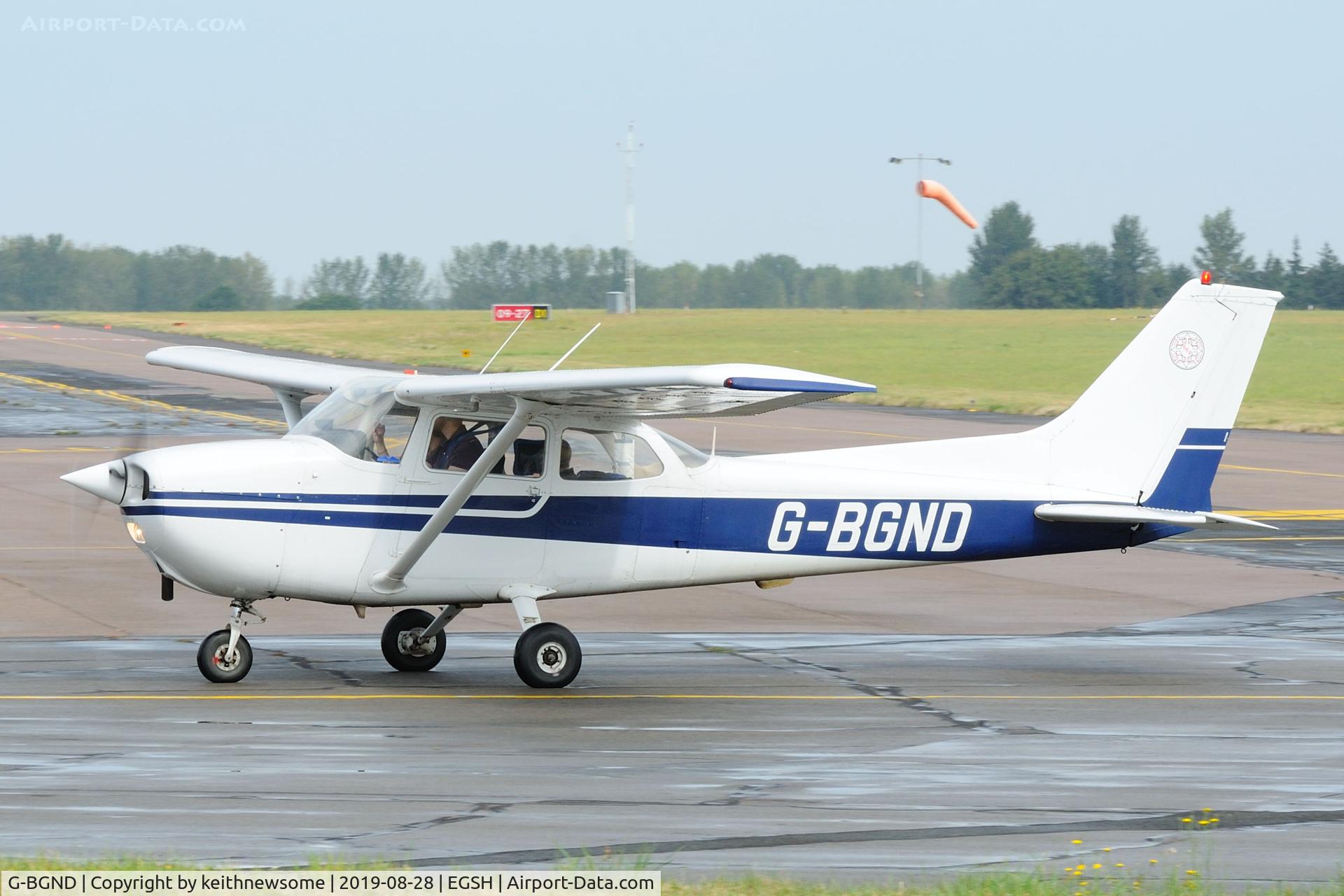 G-BGND, 1977 Reims F172N Skyhawk C/N 1576, Return Visitor.