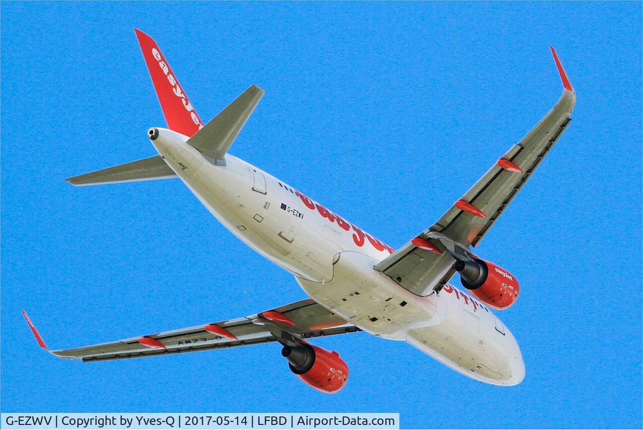 G-EZWV, 2014 Airbus A320-214 C/N 6177, Airbus A320-214, Take off rwy 05, Bordeaux-Mérignac airport (LFBD-BOD)