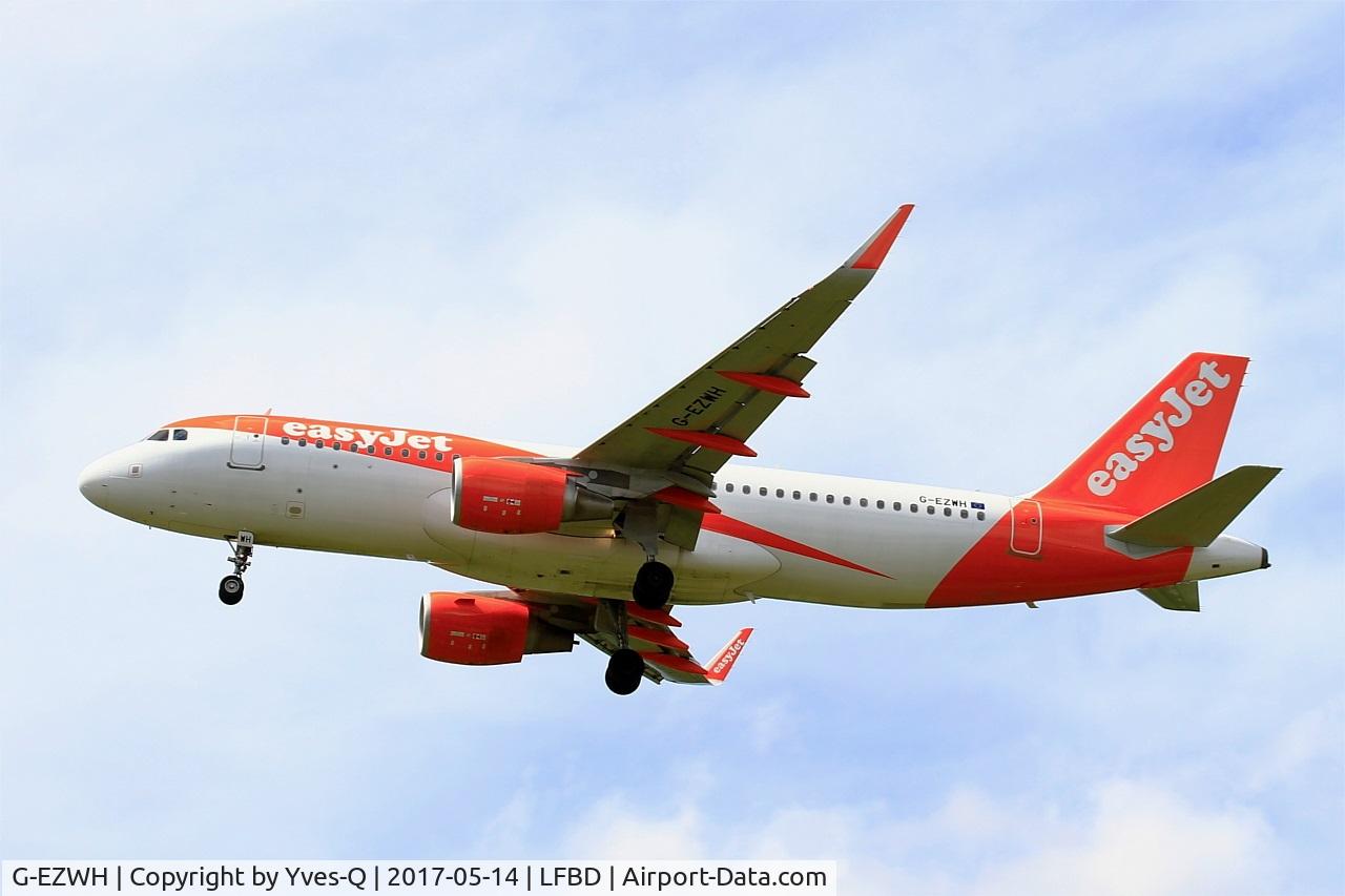 G-EZWH, 2013 Airbus A320-214 C/N 5542, Airbus A320-214, On final rwy 23, Bordeaux-Mérignac airport (LFBD-BOD)