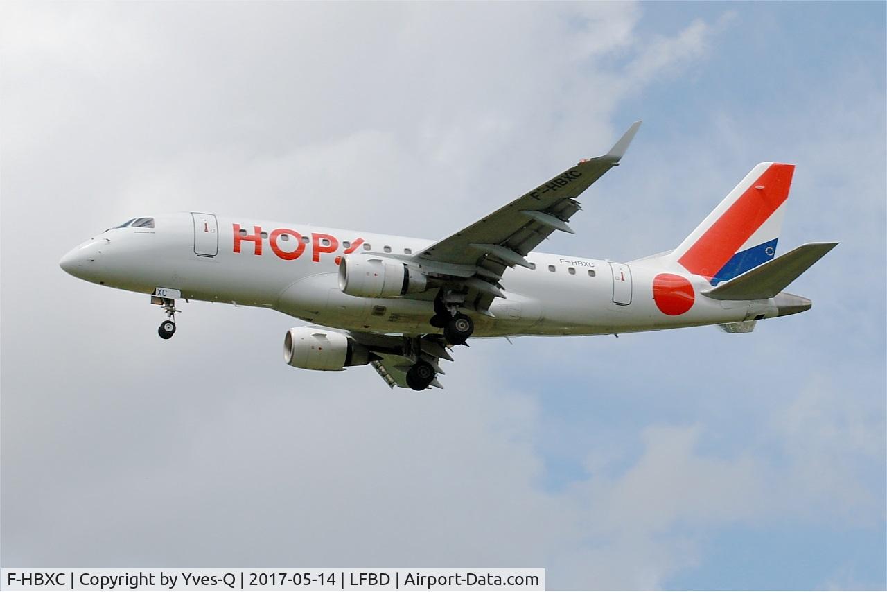 F-HBXC, 2008 Embraer 170ST (ERJ-170-100ST) C/N 17000263, Embraer 170ST, Short approach rwy 23, Bordeaux-Mérignac airport (LFBD-BOD)