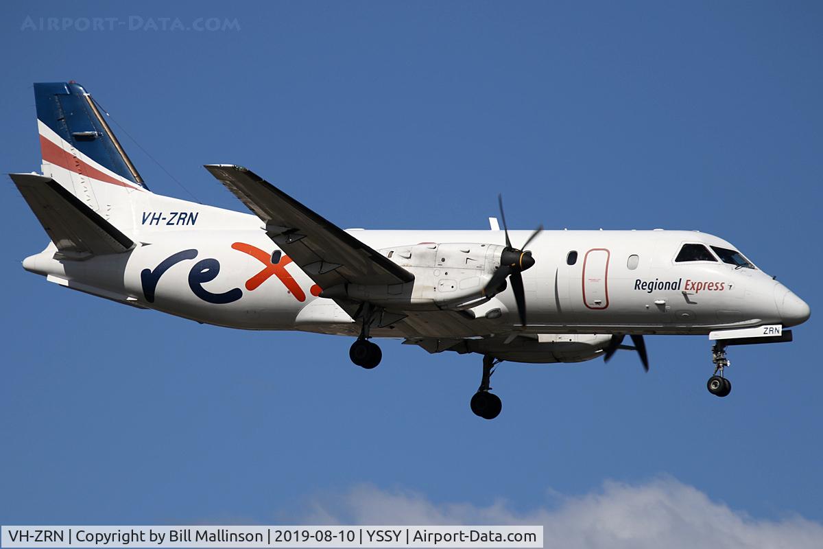VH-ZRN, 1996 Saab 340B C/N 340B393, FINALS