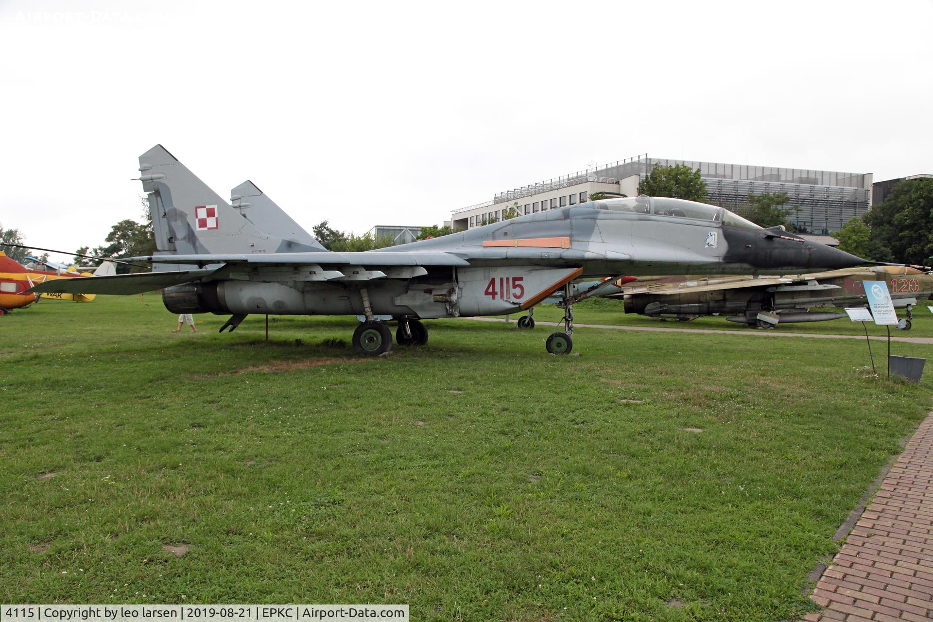 4115, Mikoyan-Gurevich MiG-29GT C/N N50903006526, Polish Aviation Museum Krakow 21.8.2019