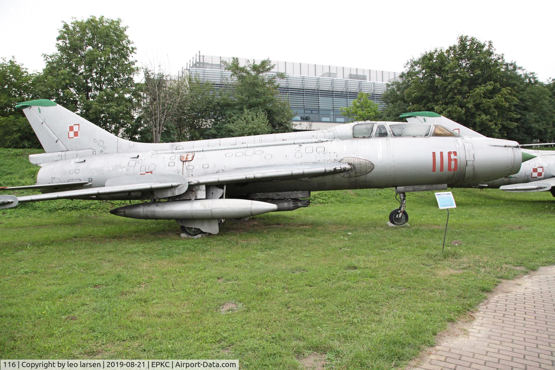 116, Sukhoi Su-7UM Moujik C/N 2116, Polish Aviation Museum Krakow 21.8.2019