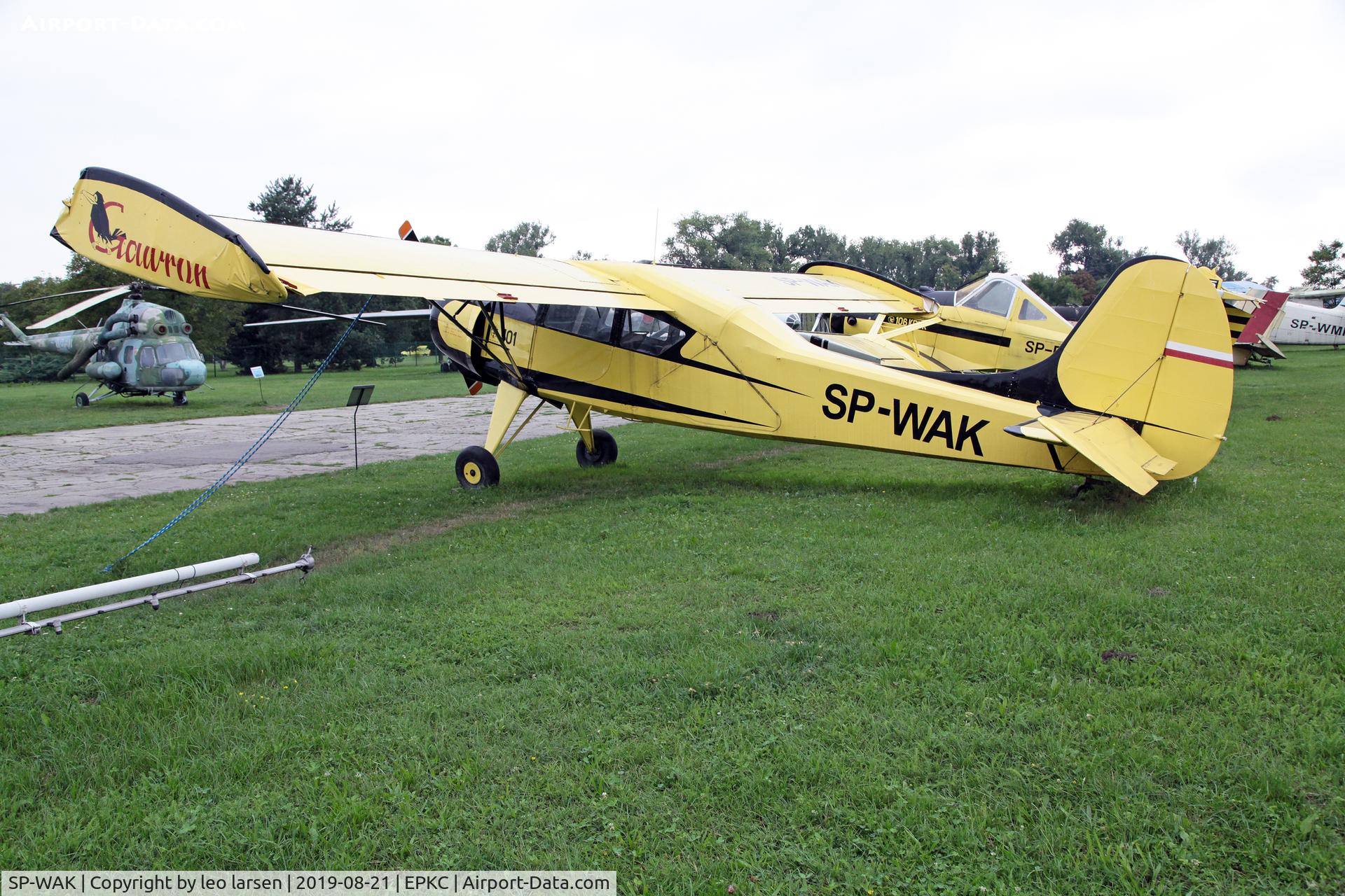 SP-WAK, 1963 PZL 101 Gawron C/N 63119, Polish Aviation Museum Krakow 21.8.2019