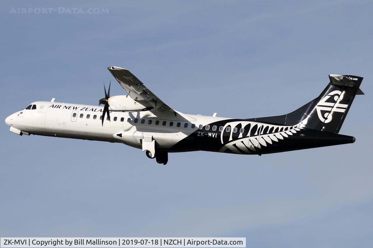 ZK-MVI, 2015 ATR 72-600 C/N 1306, away to NPE