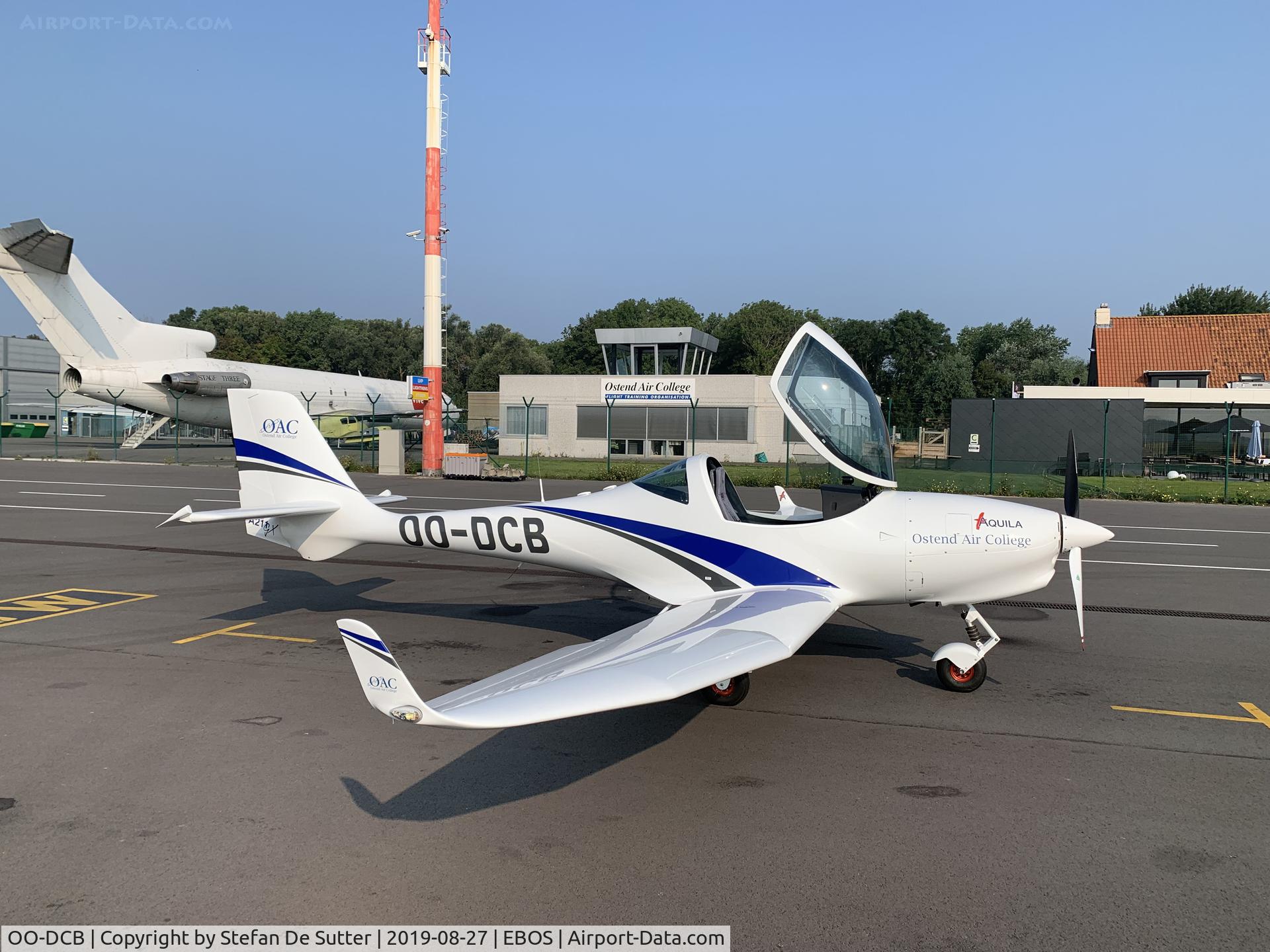 OO-DCB, 2019 Aquila A211GX C/N AT01-100C-366, Just arrived at her new homebase.