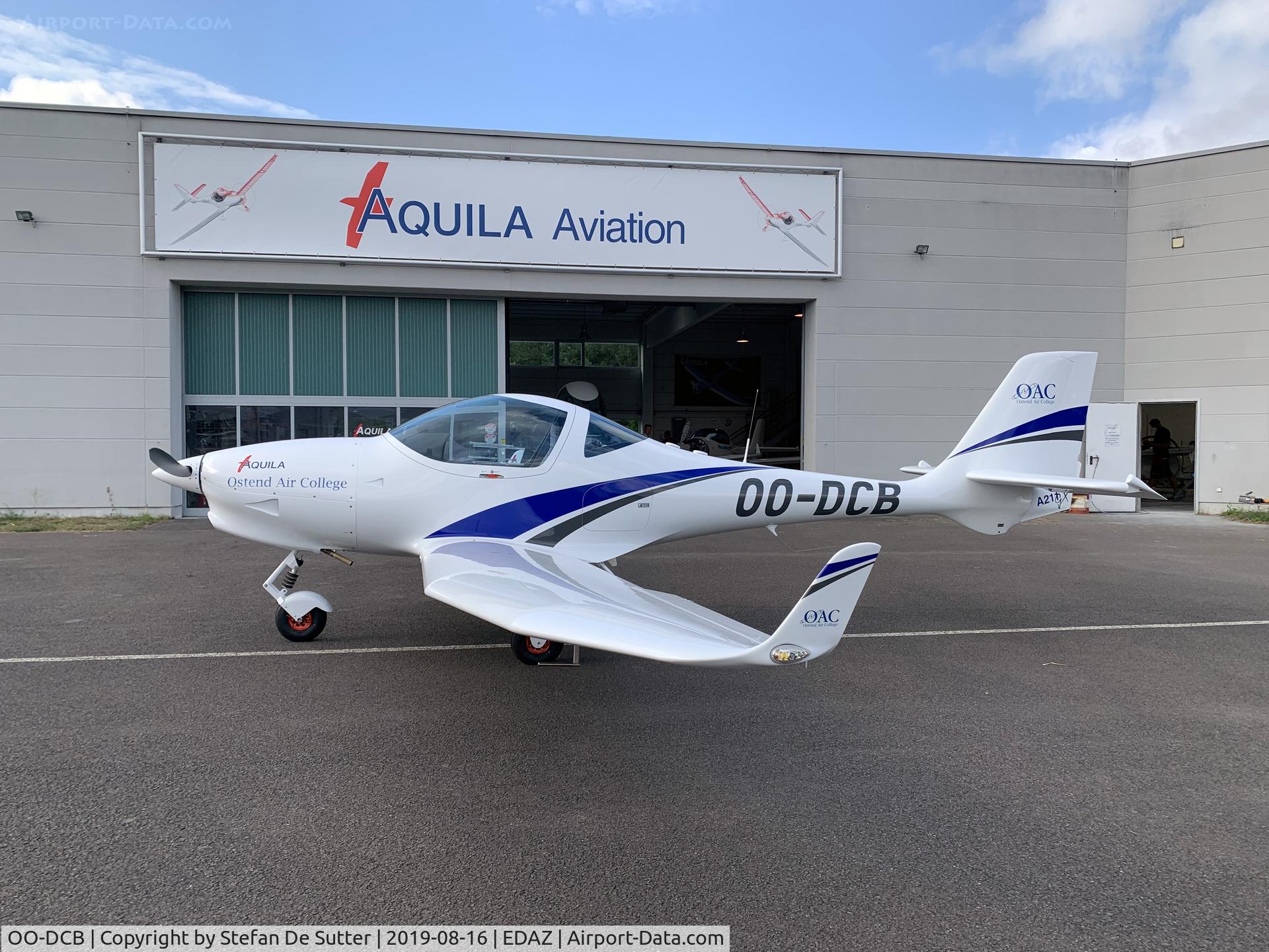 OO-DCB, 2019 Aquila A211GX C/N AT01-100C-366, Ready for the ferry flight EDAZ-EDDG-EHMZ.