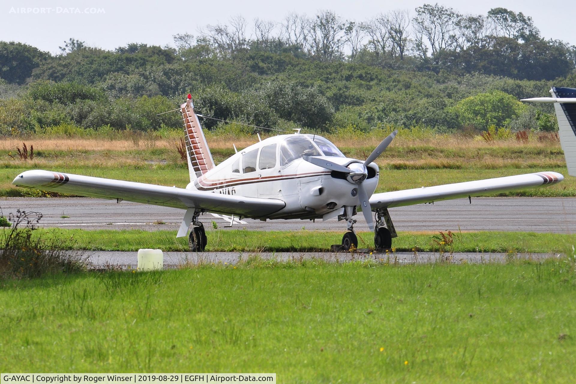 G-AYAC, 1969 Piper PA-28R-200 Cherokee Arrow C/N 28R-35606, Visiting Cherokee Arrow