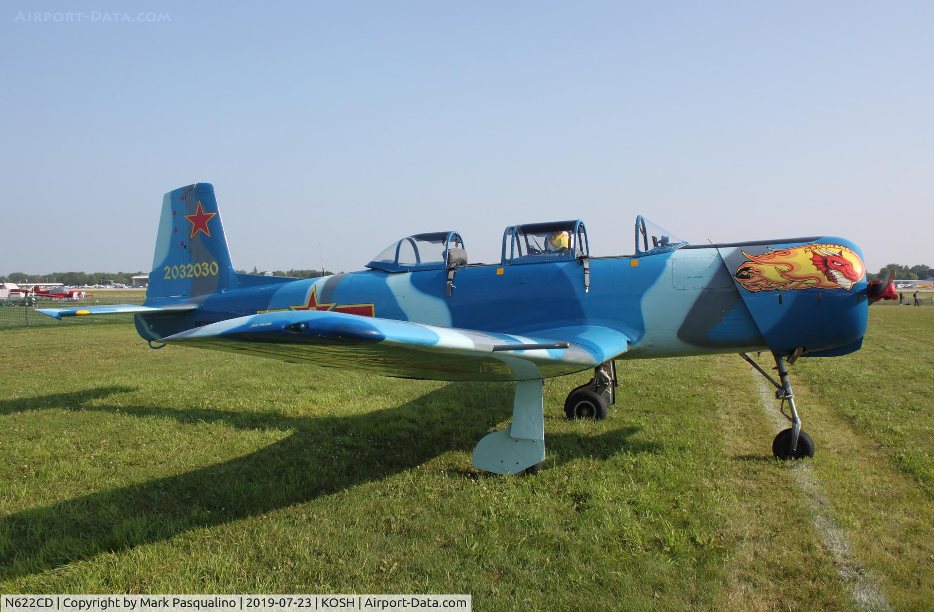 N622CD, 1977 Nanchang CJ-6A C/N 2032030, Nanchang CJ-6A