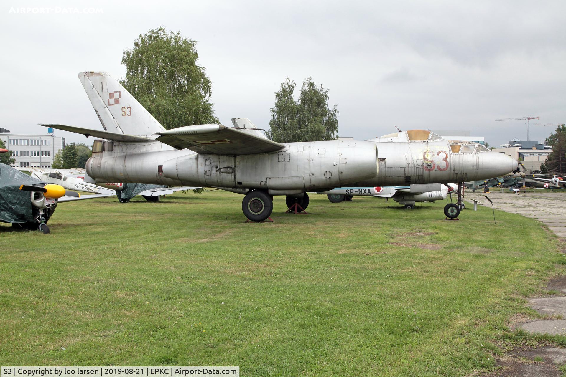 S3, Ilyushin Il-28U C/N 69216, Polish Aviation Museum Krakow 21.8.2019