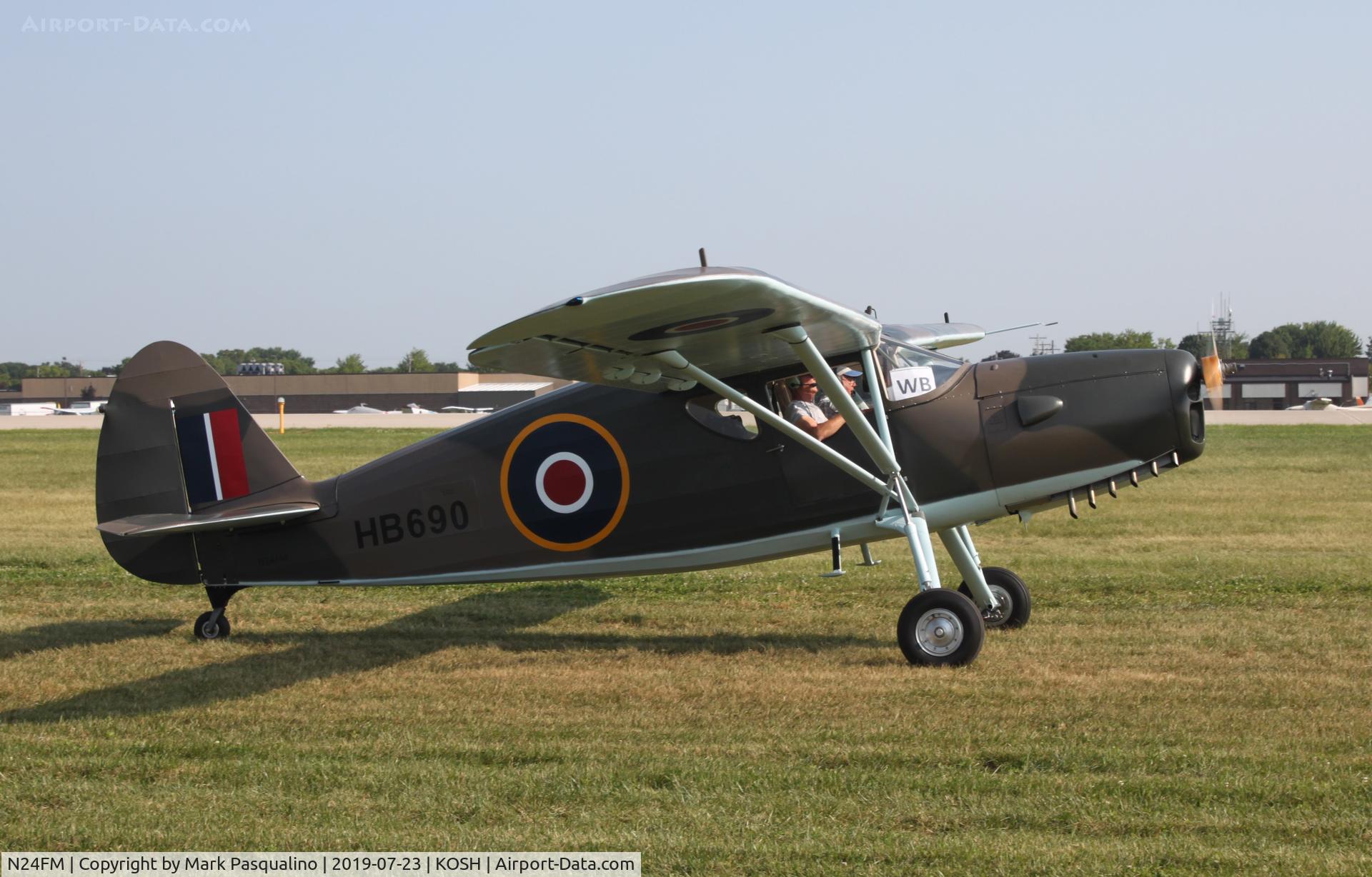 N24FM, 1943 Fairchild UC-61K Argus III (24R-46A) C/N 928, Fairchild UC-61K Argus III