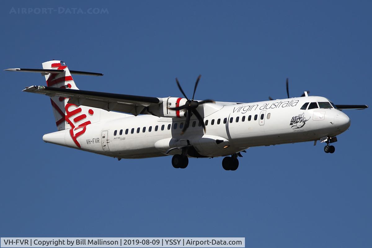 VH-FVR, 2012 ATR 72-600 (72-212A) C/N 1058, finals to 2-5