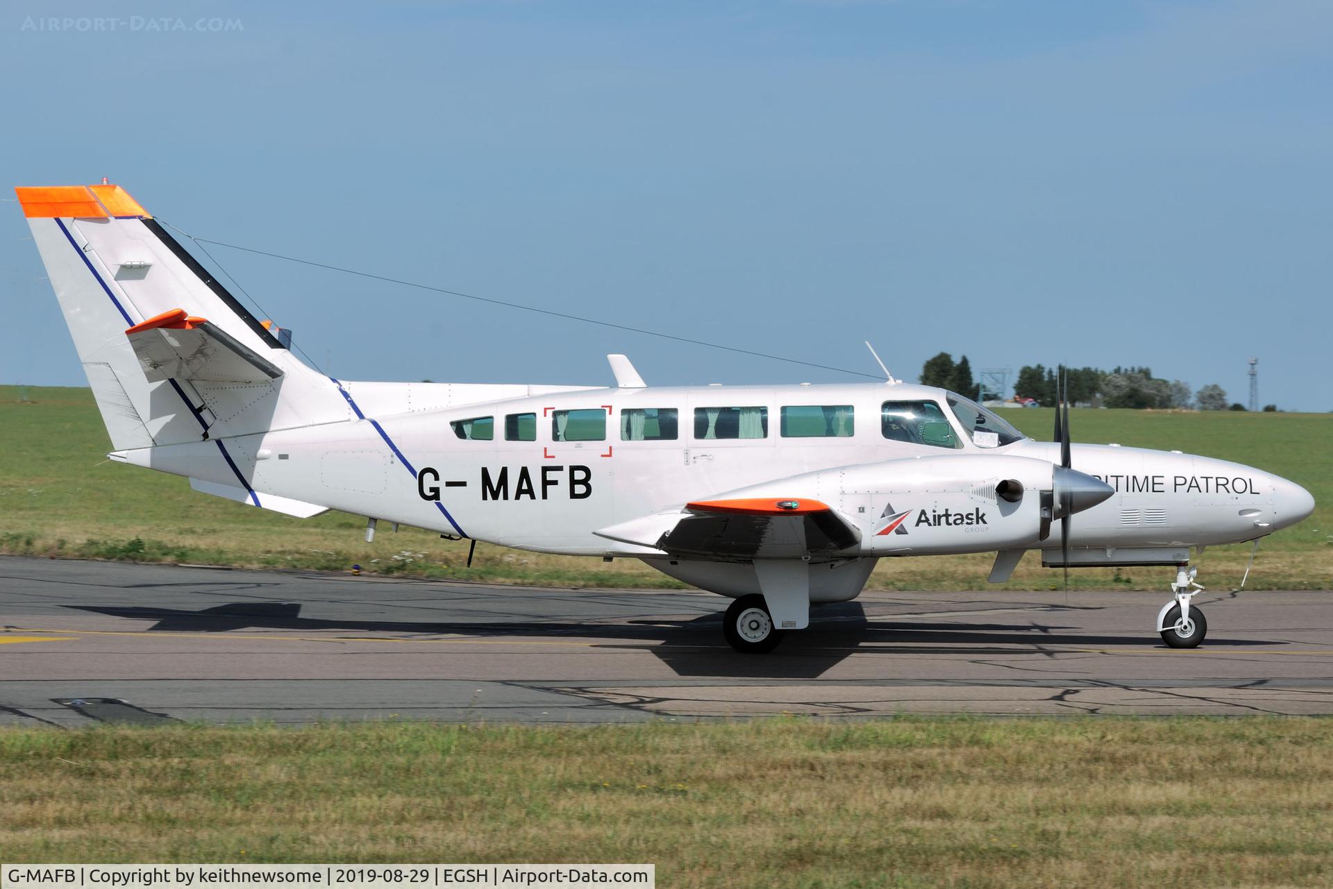 G-MAFB, 1997 Reims F406 Caravan II C/N F406-0080, Regular visitor of late.
