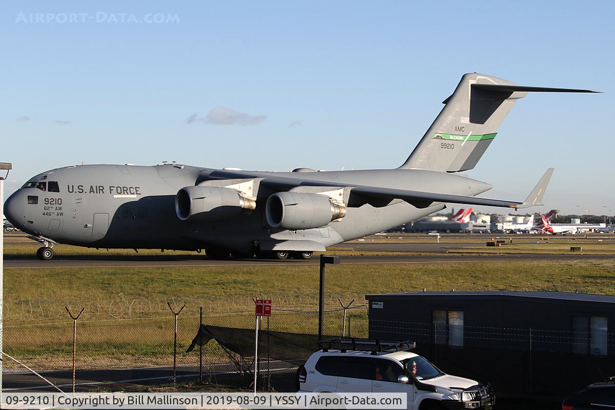 09-9210, 2009 Boeing C-17A Globemaster III C/N P-210, US SecDef was in town