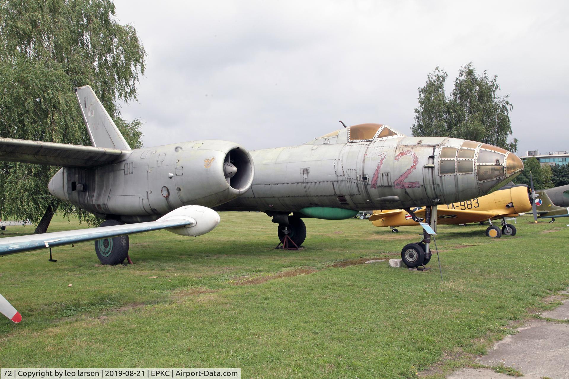 72, 1950 Ilyushin Il-28R C/N 41909, Polish Aviation Museum Krakow 21.8.2019