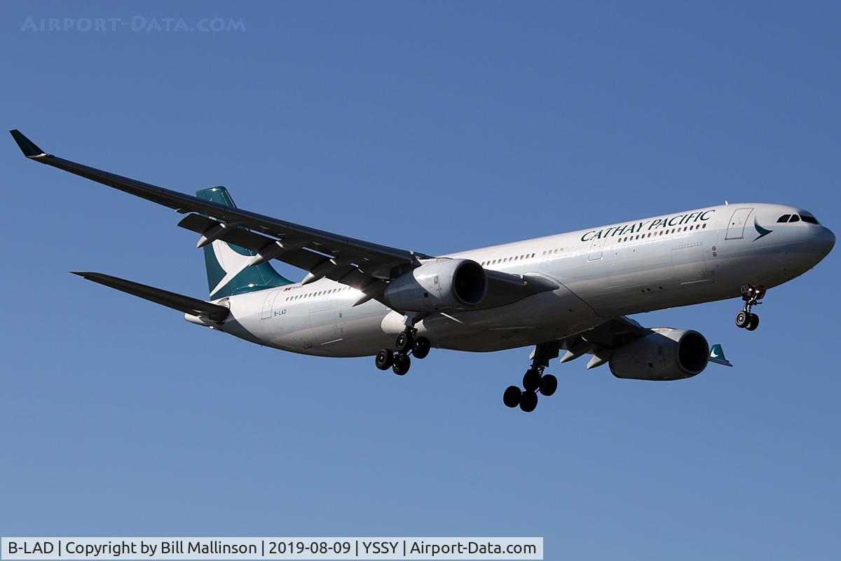 B-LAD, 2006 Airbus A330-343X C/N 776, CX161 from HKG