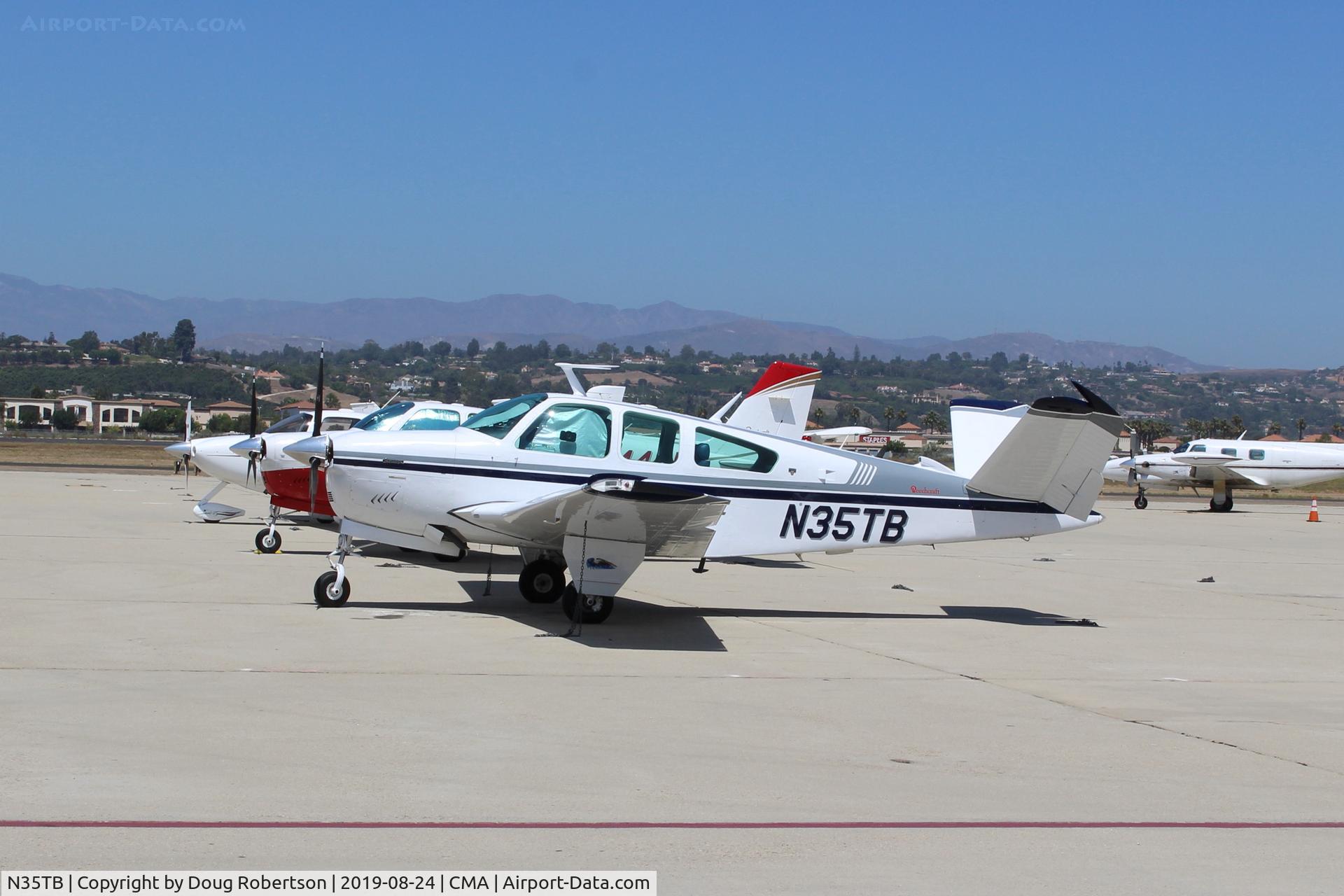 N35TB, 1977 Beech V35B Bonanza C/N D-9985, 1977 Beech V35B BONANZA, Continental IO-520 285 Hp, 6 seats