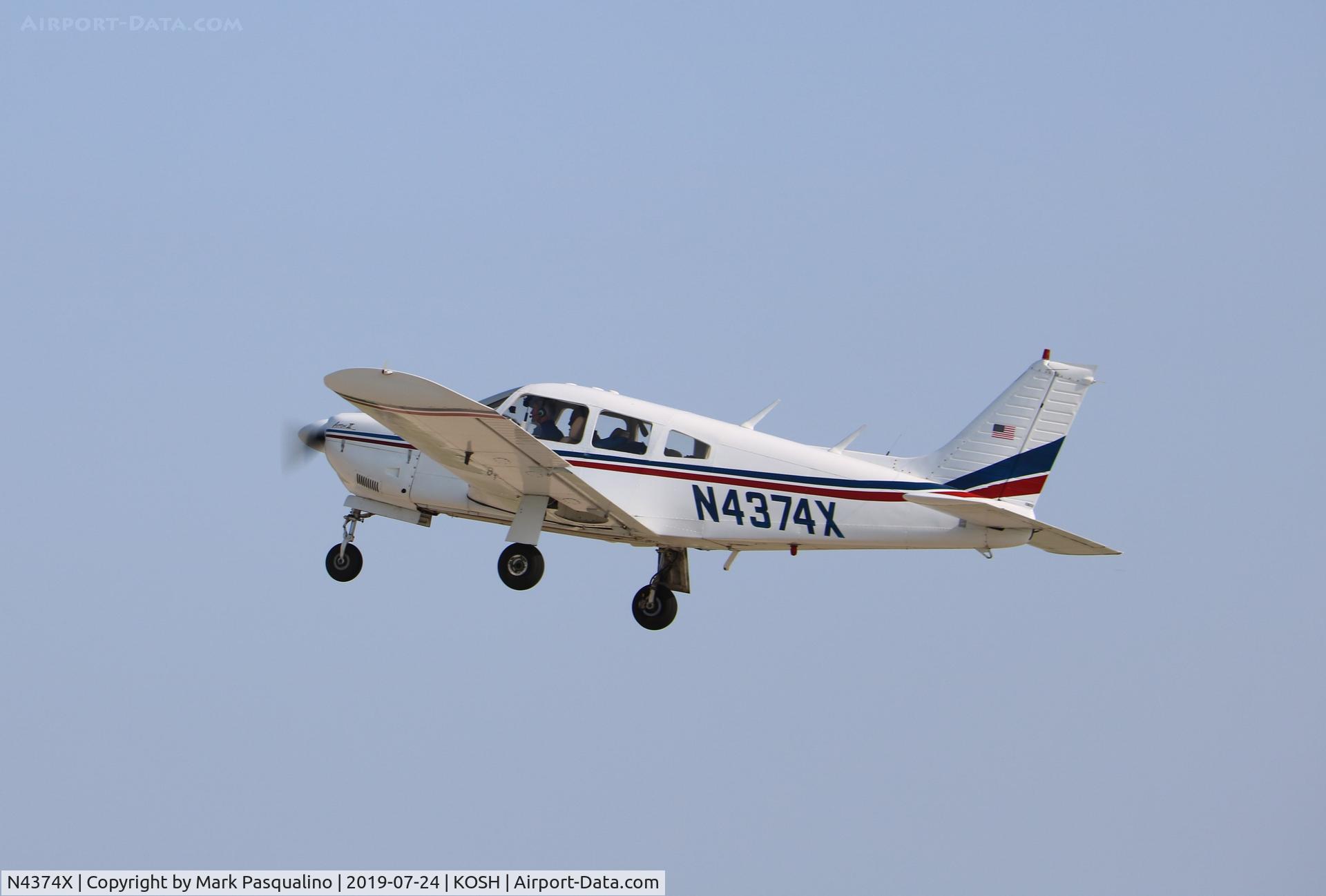 N4374X, 1975 Piper PA-28R-200 C/N 28R-7635030, Piper PA-28R-200