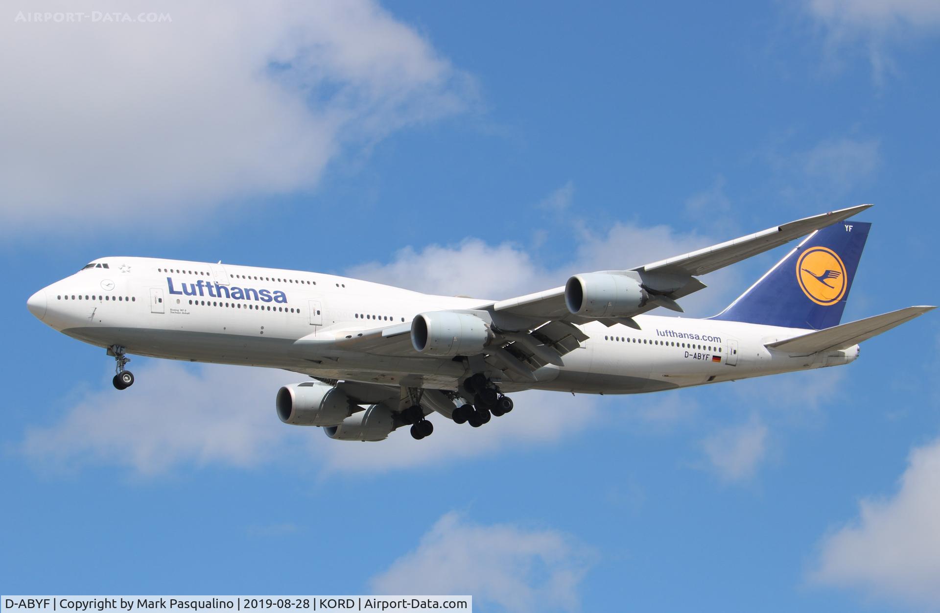 D-ABYF, 2012 Boeing 747-830 C/N 37830, Boeing 747-830