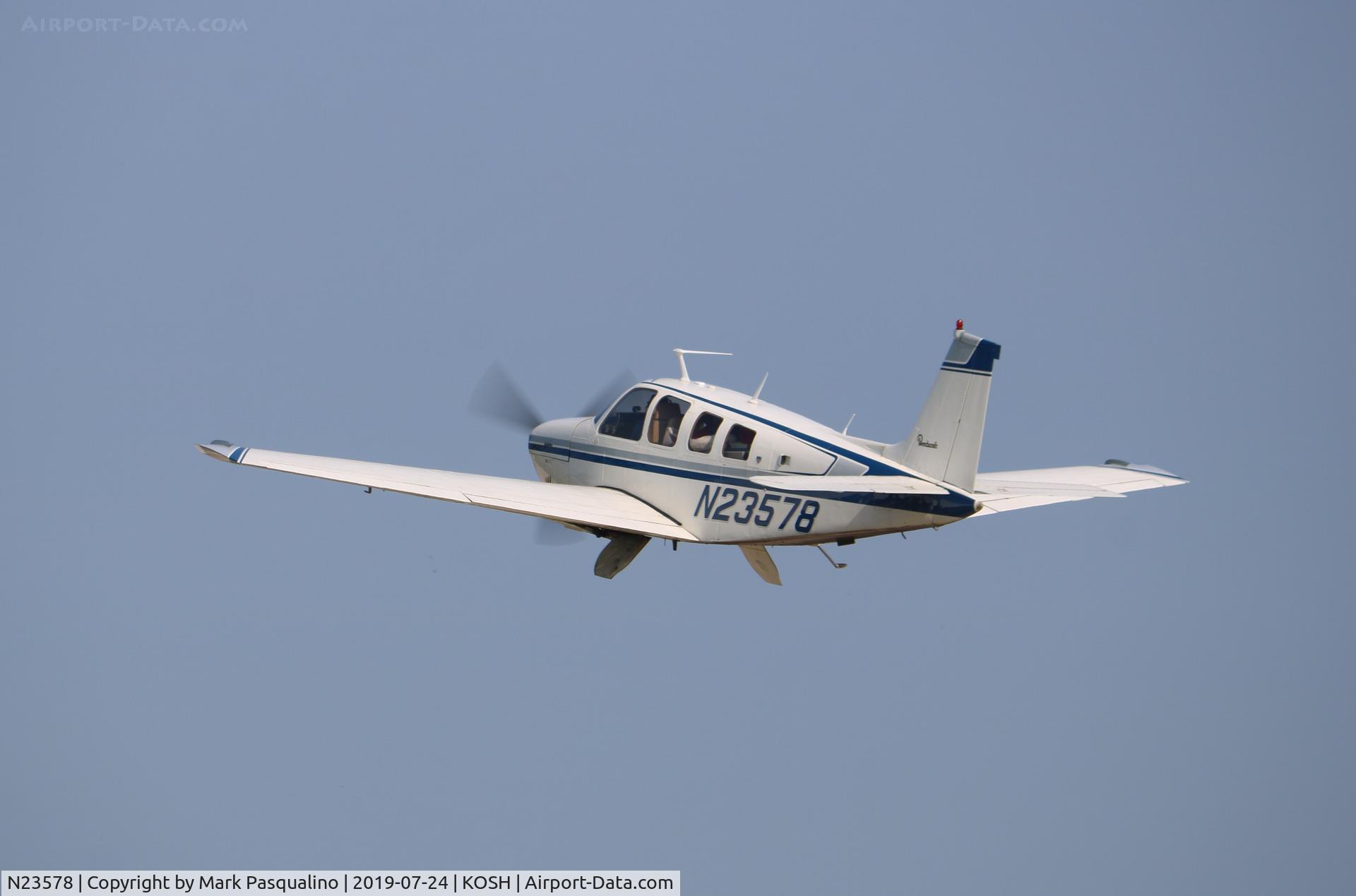 N23578, 1977 Beech A36 Bonanza 36 C/N E-1185, Beech A36