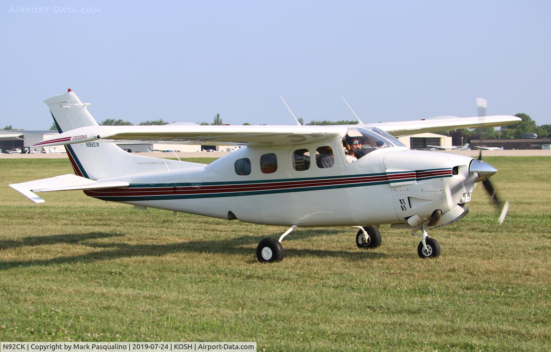 N92CK, 1978 Cessna P210N Pressurised Centurion C/N P21000160, Cessna P210N