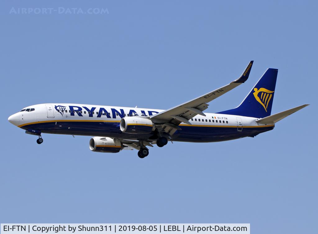 EI-FTN, 2016 Boeing 737-8AS C/N 44764, Landing rwy 25R