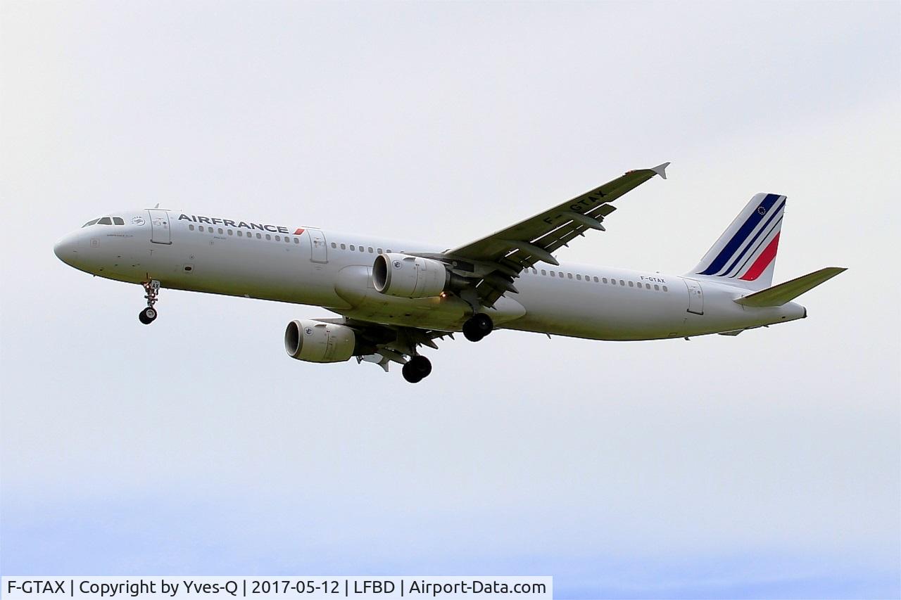 F-GTAX, 2009 Airbus A321-212 C/N 3930, Airbus A321-212, Short approach rwy 23, Bordeaux Mérignac airport (LFBD-BOD)