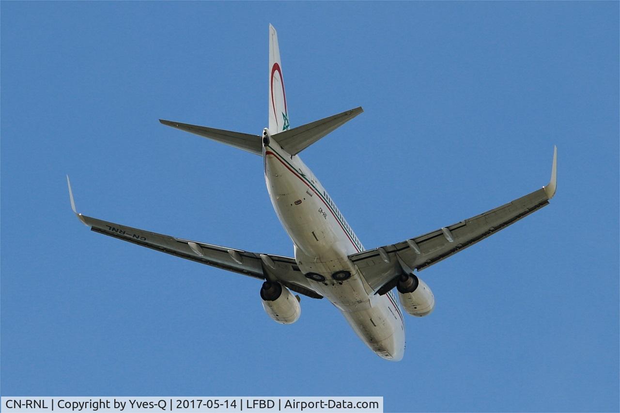 CN-RNL, 1999 Boeing 737-7B6 C/N 28982, Boeing 737-7B6, Take off rwy 05, Bordeaux Mérignac airport (LFBD-BOD)