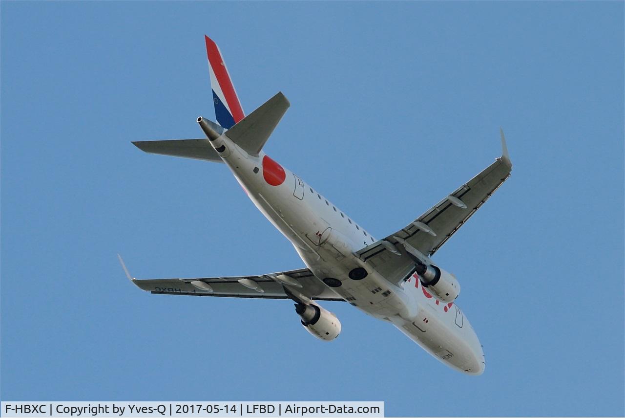 F-HBXC, 2008 Embraer 170ST (ERJ-170-100ST) C/N 17000263, Embraer 170ST, Take off rwy 05, Bordeaux-Mérignac airport (LFBD-BOD)