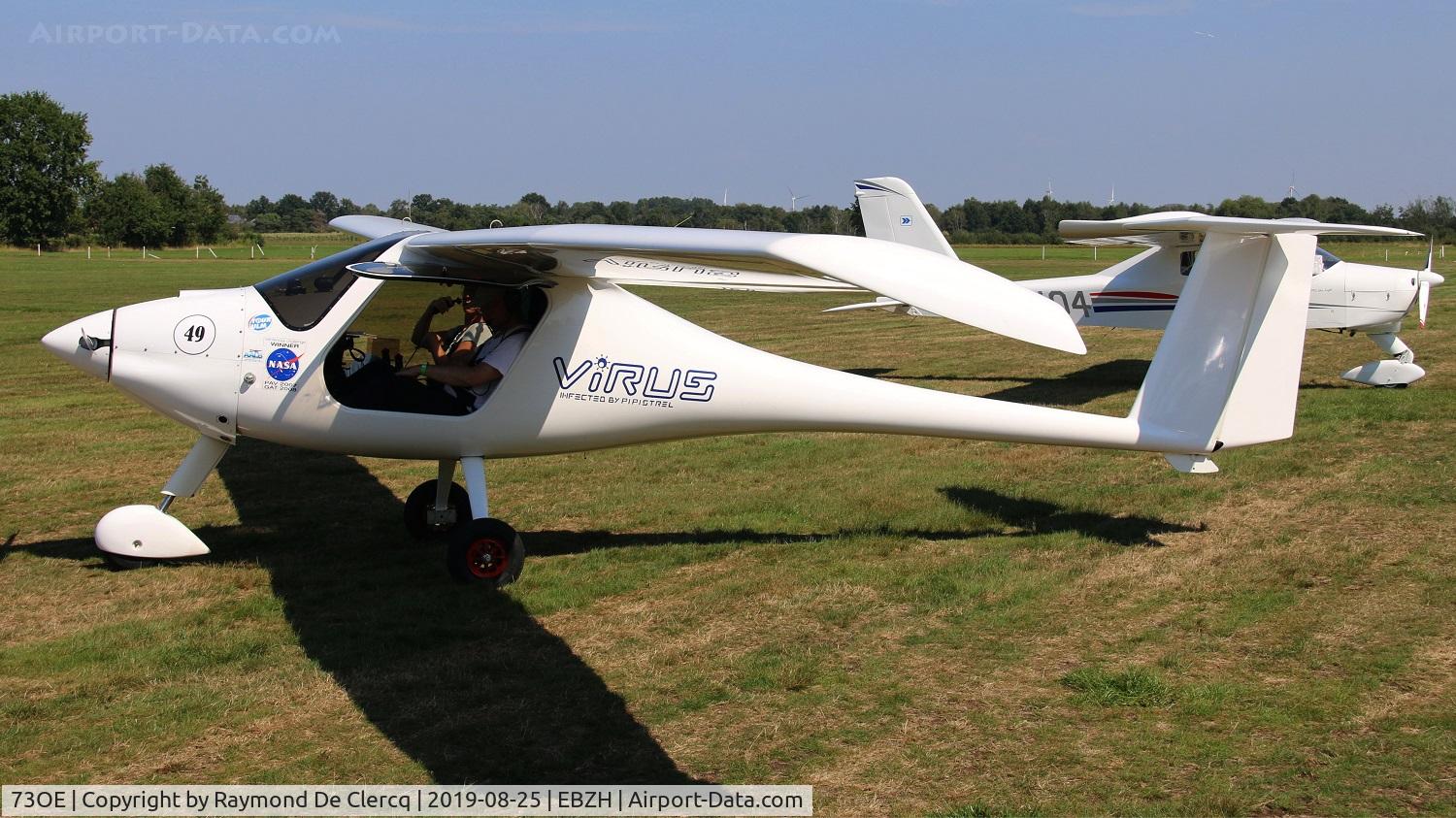 73OE, Pipistrel Virus 912 C/N 297 V 912, Aero-Kiewit opendoor.