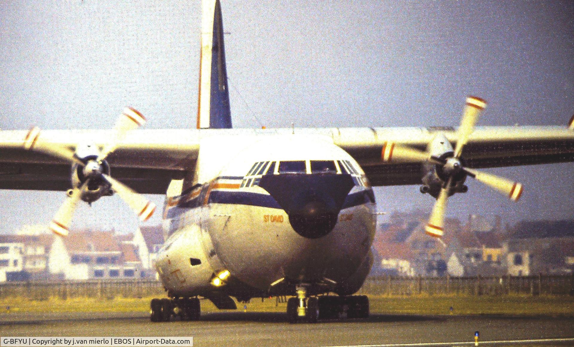 G-BFYU, 1965 Short SC-5 Belfast C1 C/N SH.1821, Ostend, Belgium