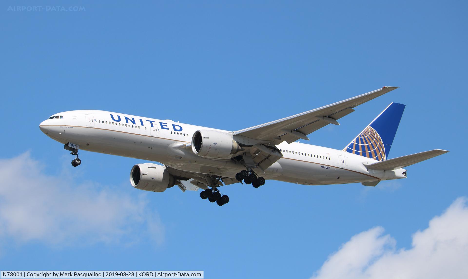 N78001, 1998 Boeing 777-224 C/N 27577, Boeing 777-224
