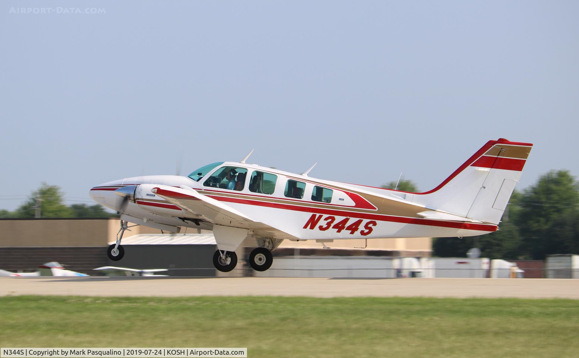 N344S, 1972 Beech 58 Baron C/N TH-210, Beech 58