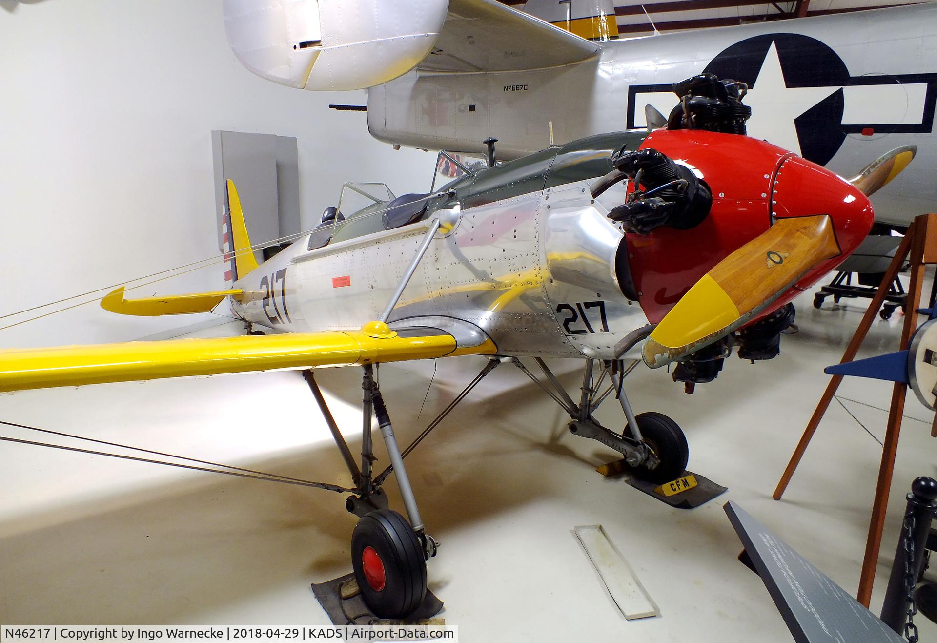 N46217, 1941 Ryan Aeronautical ST3KR C/N 1363, Ryan ST3KR (PT-22) at the Cavanaugh Flight Museum, Addison TX