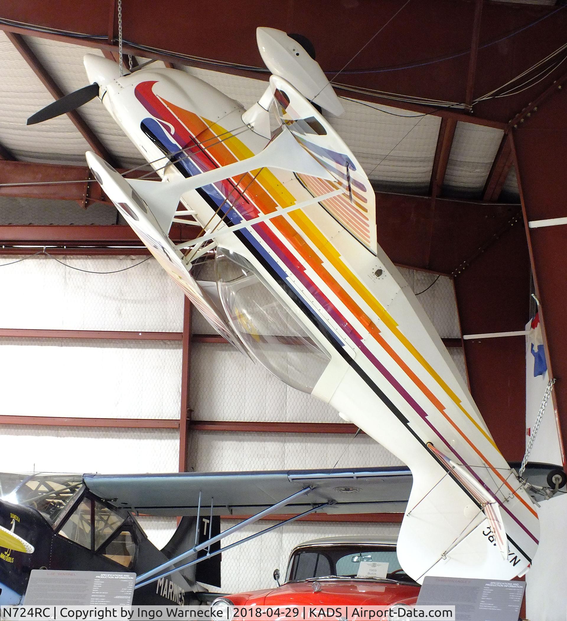 N724RC, 1997 Christen Eagle II C/N 002, Christen Eagle II at the Cavanaugh Flight Museum, Addison TX