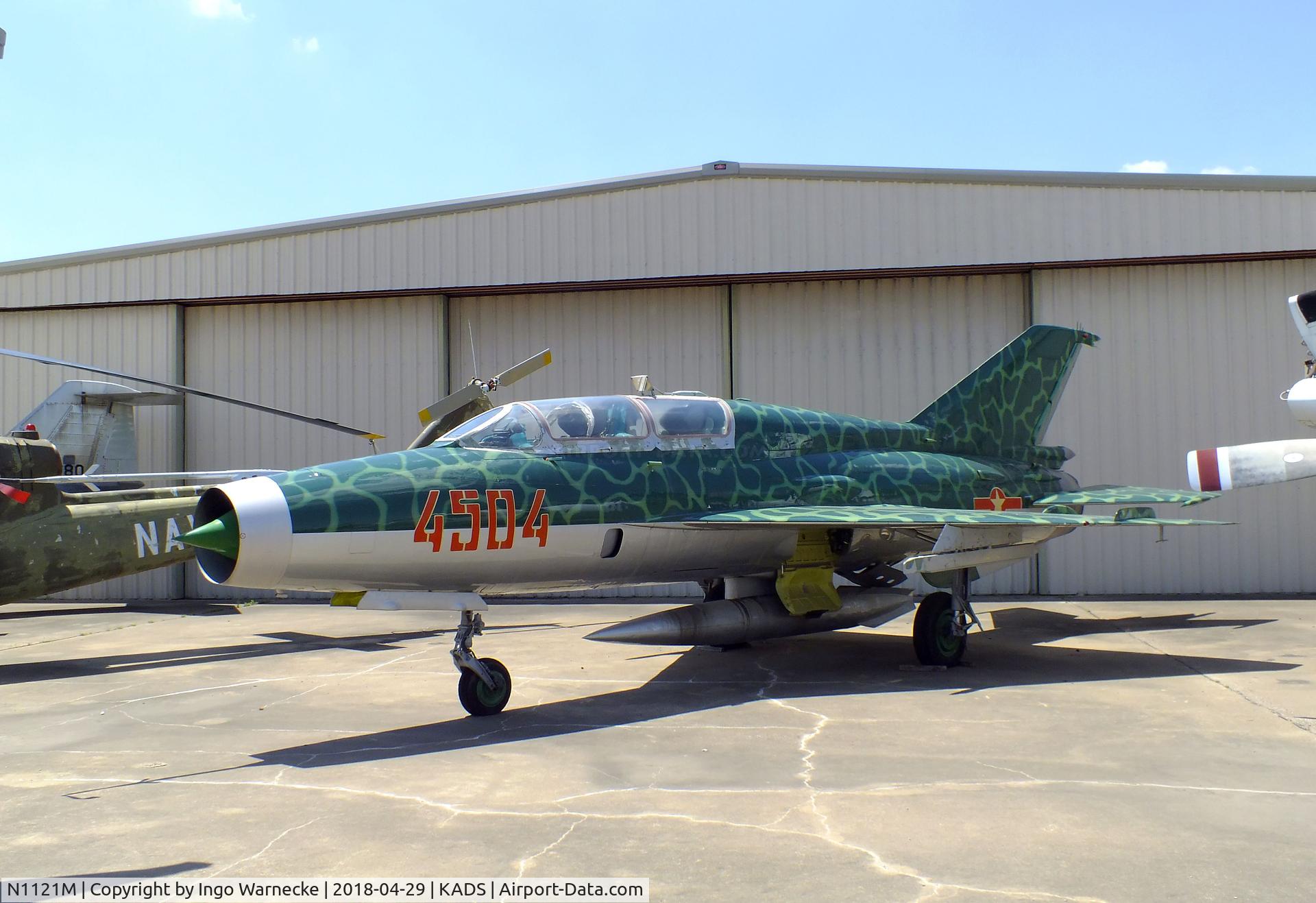 N1121M, Mikoyan-Gurevich MiG-21US C/N 4685145, Mikoyan i Gurevich MiG-21US MONGOL at the Cavanaugh Flight Museum, Addison TX
