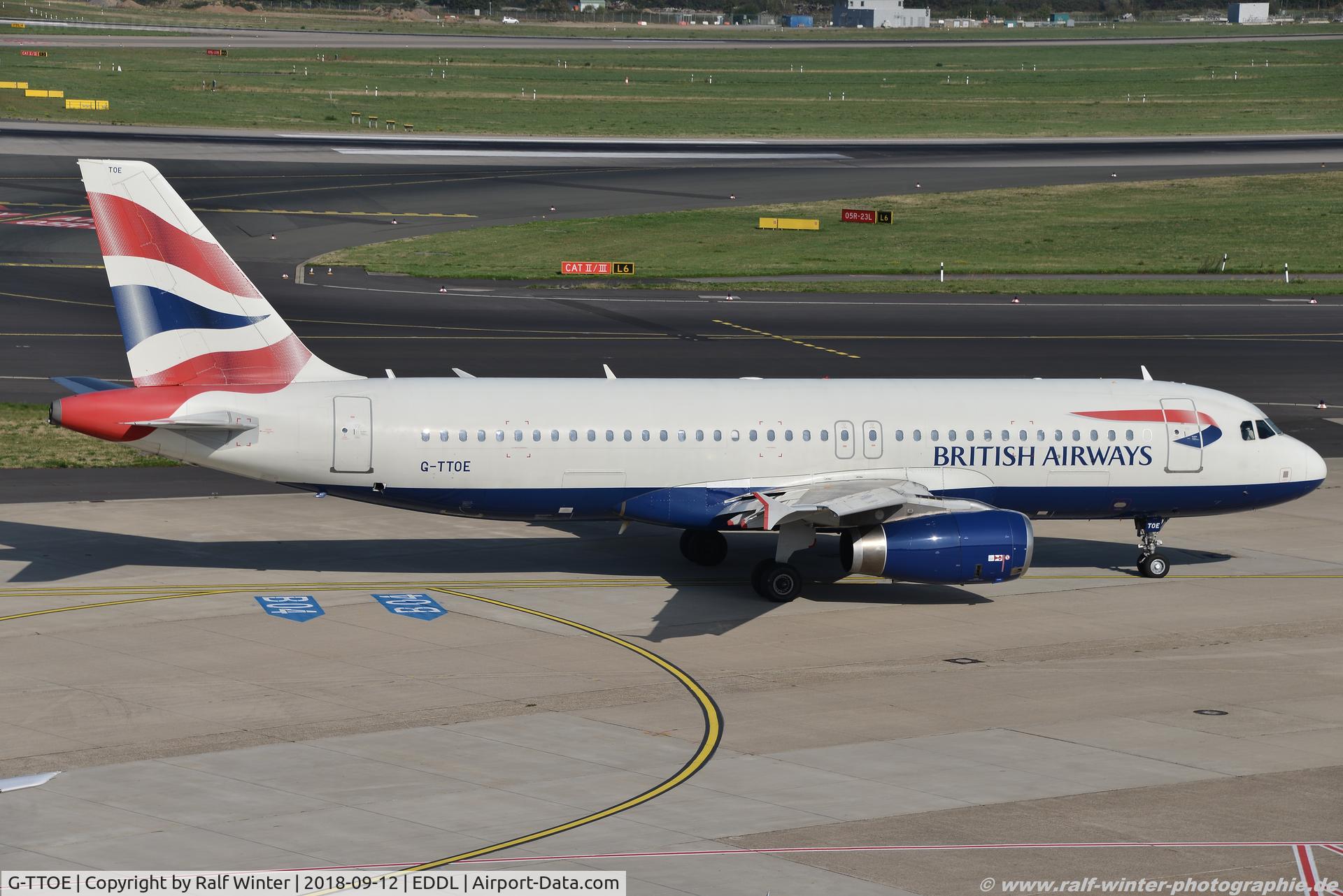 G-TTOE, 2002 Airbus A320-232 C/N 1754, Airbus A320-232 - BA BAW British Airways - 1754 - G-TTOE - 12.09.2018 - DUS