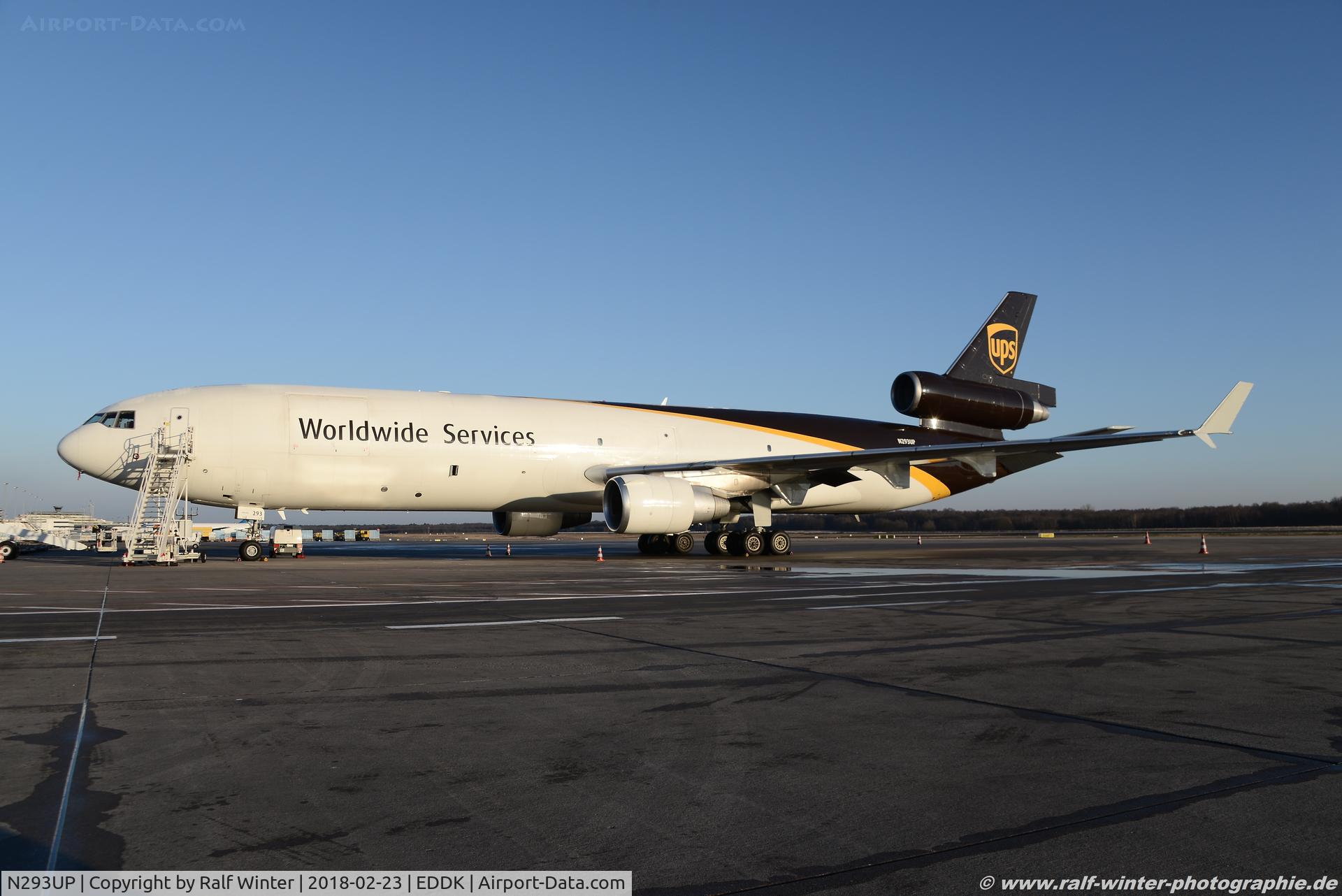 N293UP, 1991 McDonnell Douglas MD-11F C/N 48473, McDonnell Douglas MD-11F - 5X UPS United Parcel Service - 48473 - N293UP - 23.02.2018 - CGN