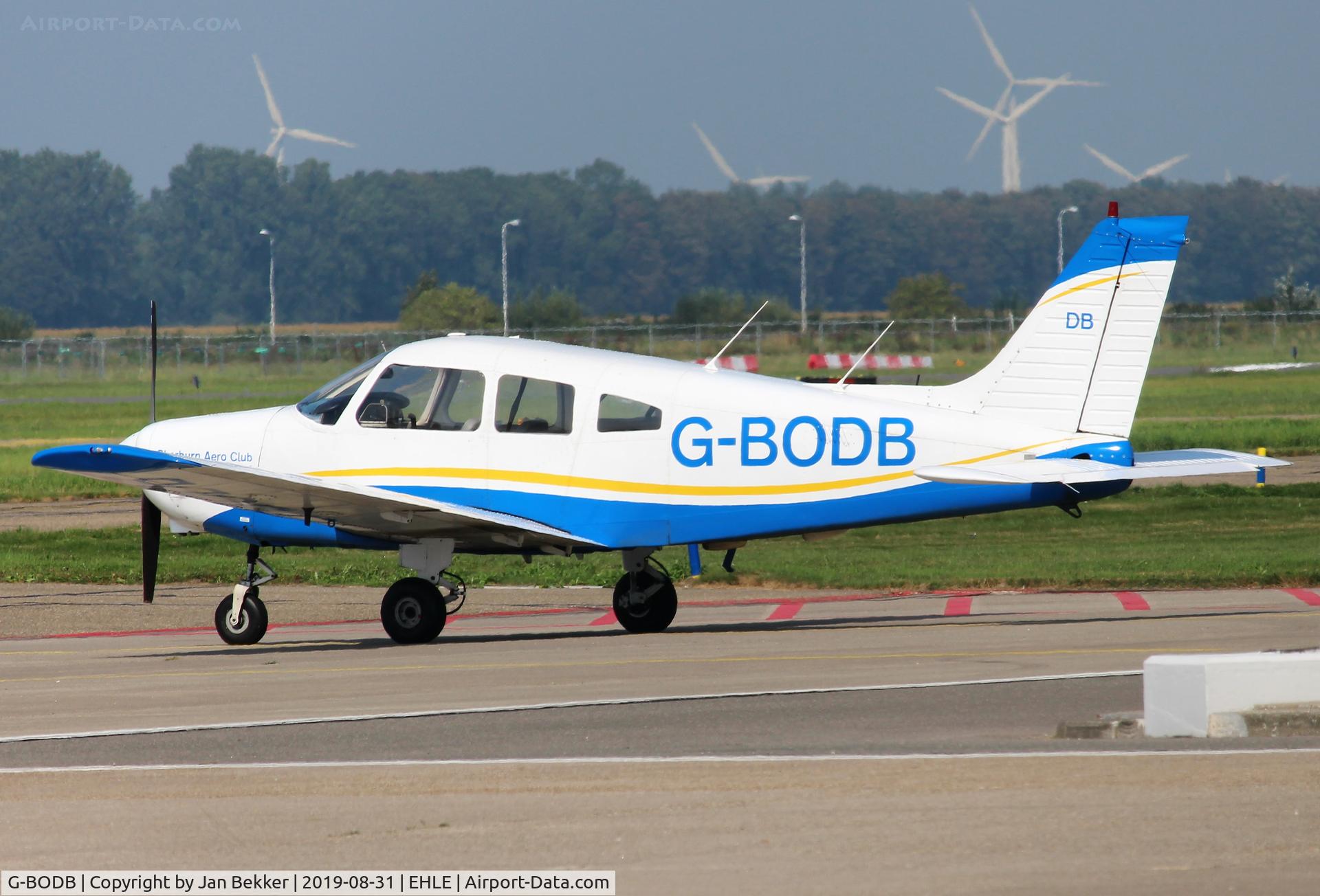 G-BODB, 1988 Piper PA-28-161 Cherokee Warrior II C/N 2816042, Lelystad Airport