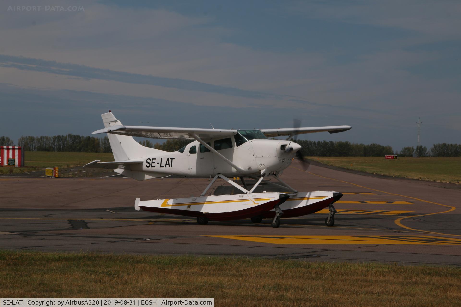 SE-LAT, 1978 Cessna U206G Stationair C/N U206-04466, Seen at Norwich