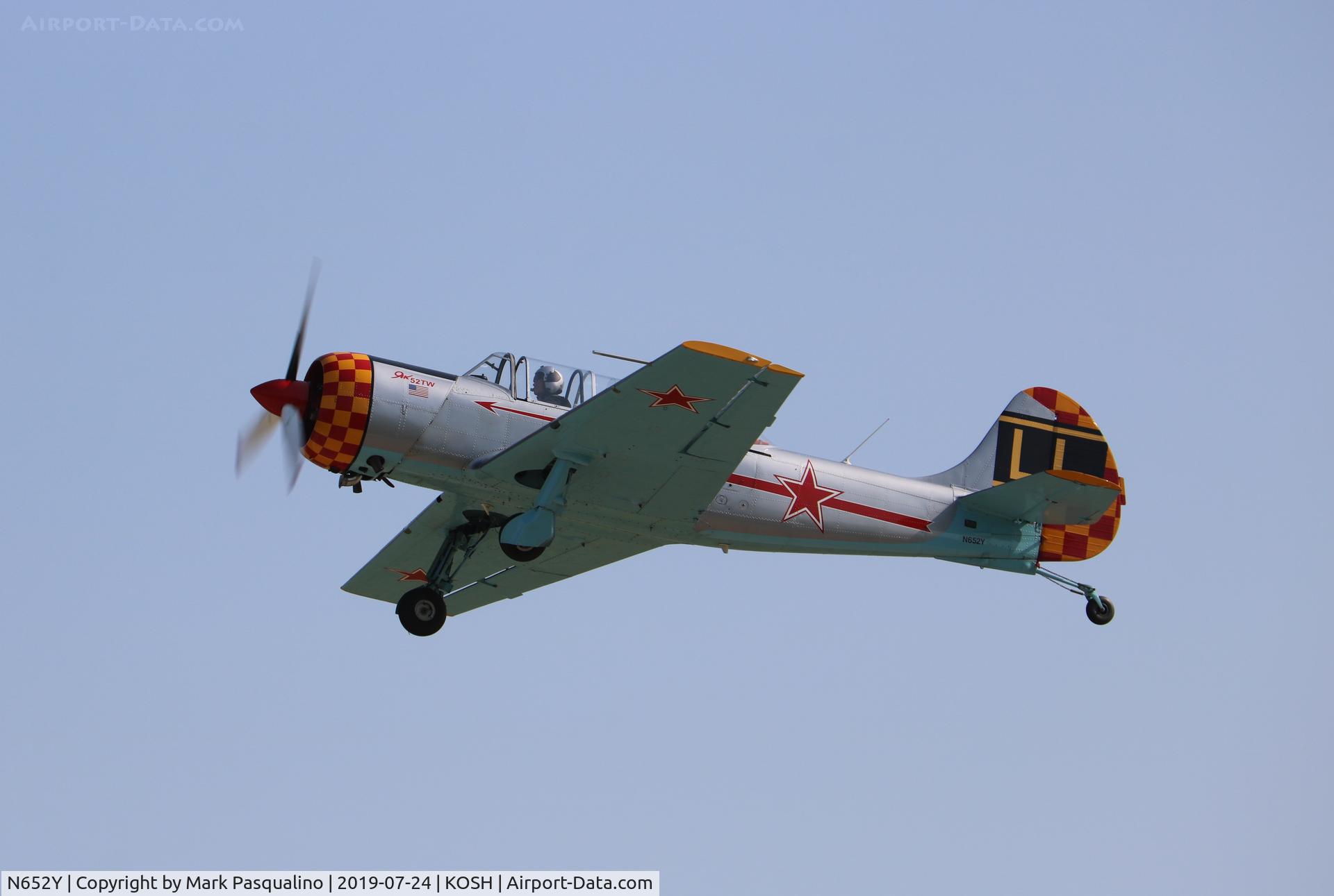 N652Y, 2004 Yakovlev (Aerostar) Yak-52TW C/N 0412510, Yak-52TW
