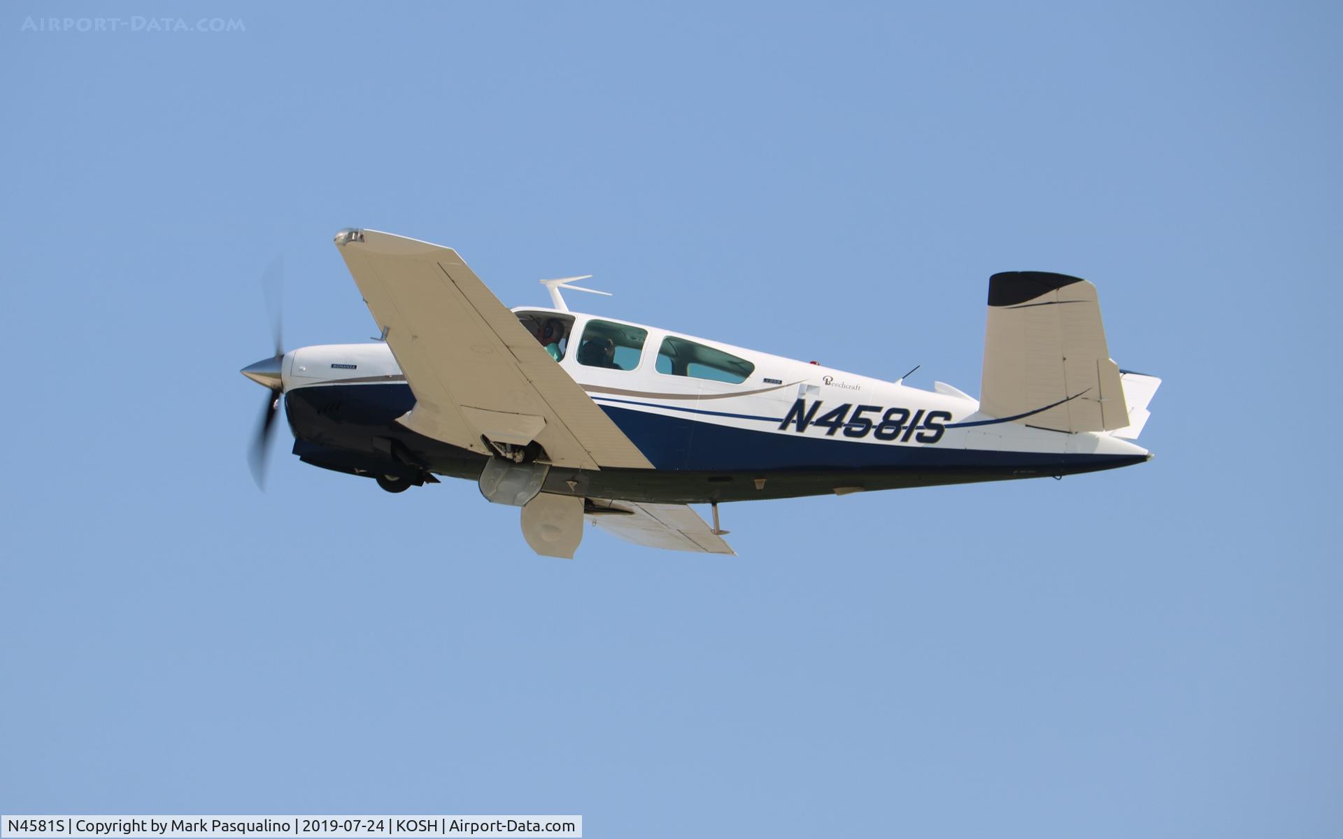 N4581S, 1975 Beech V35B Bonanza C/N D-9808, Beech V35B