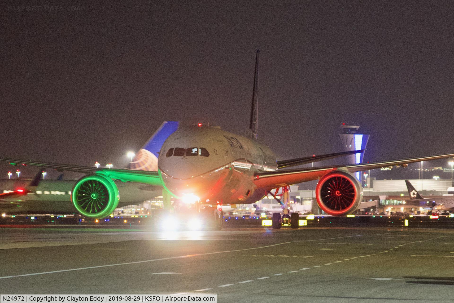 N24972, 2018 Boeing 787-9 Dreamliner C/N 40939, SFO 2019.